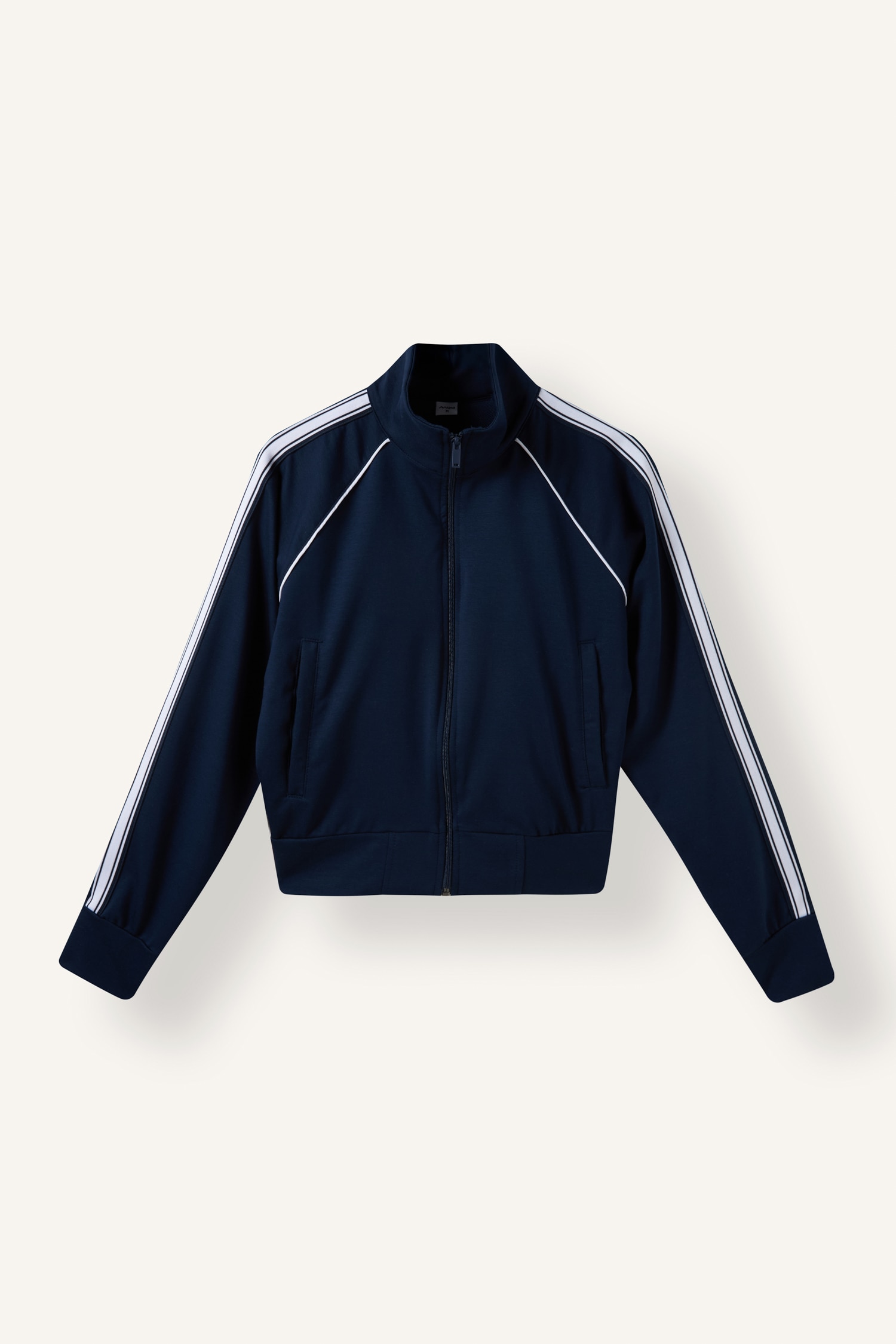 DeFacto Standart Fit Şerit Detaylı Basic Sweatshirt Hırka