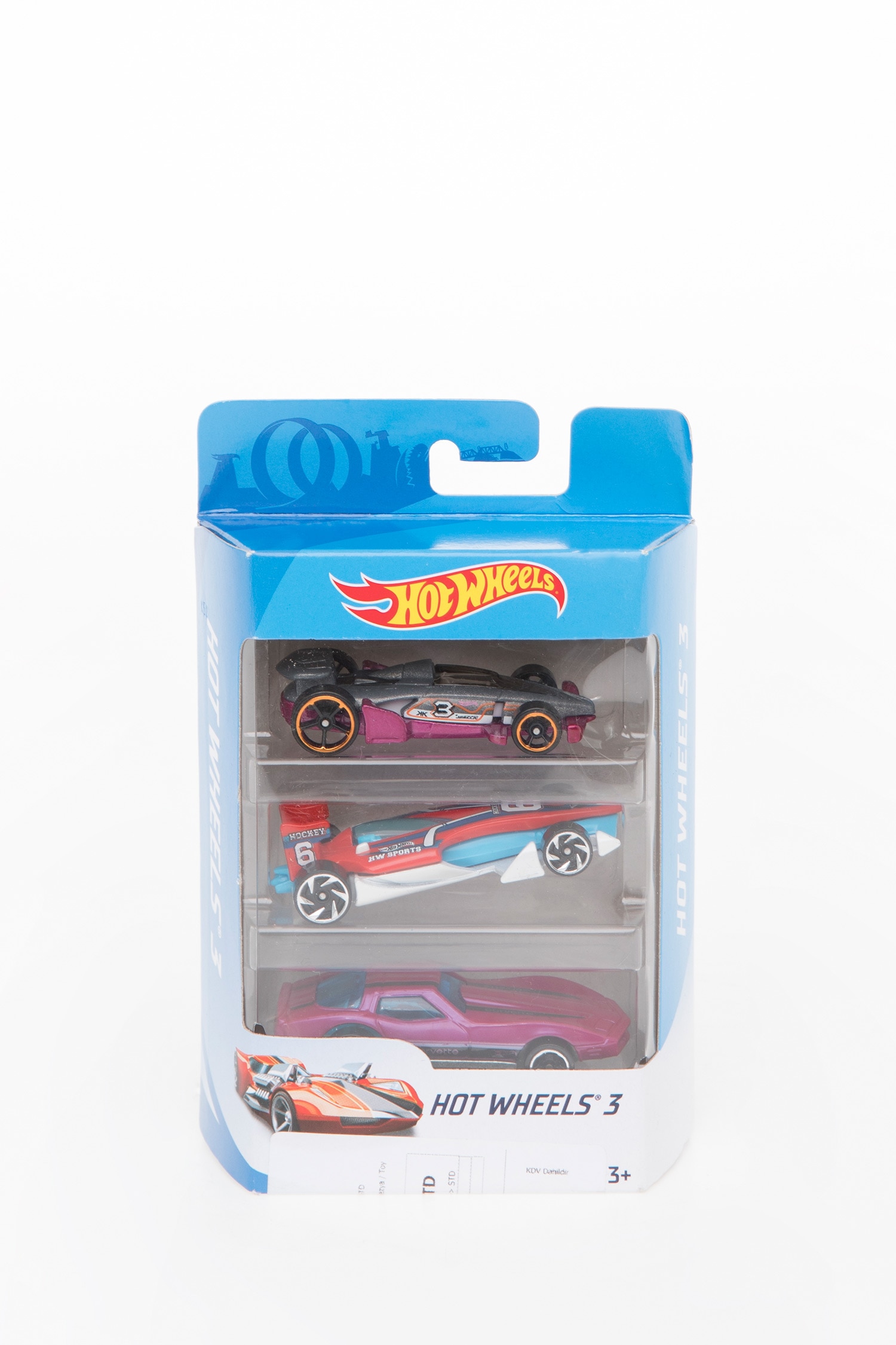 Defacto Hot Wheels 3'lü Oyuncak Araba. 1
