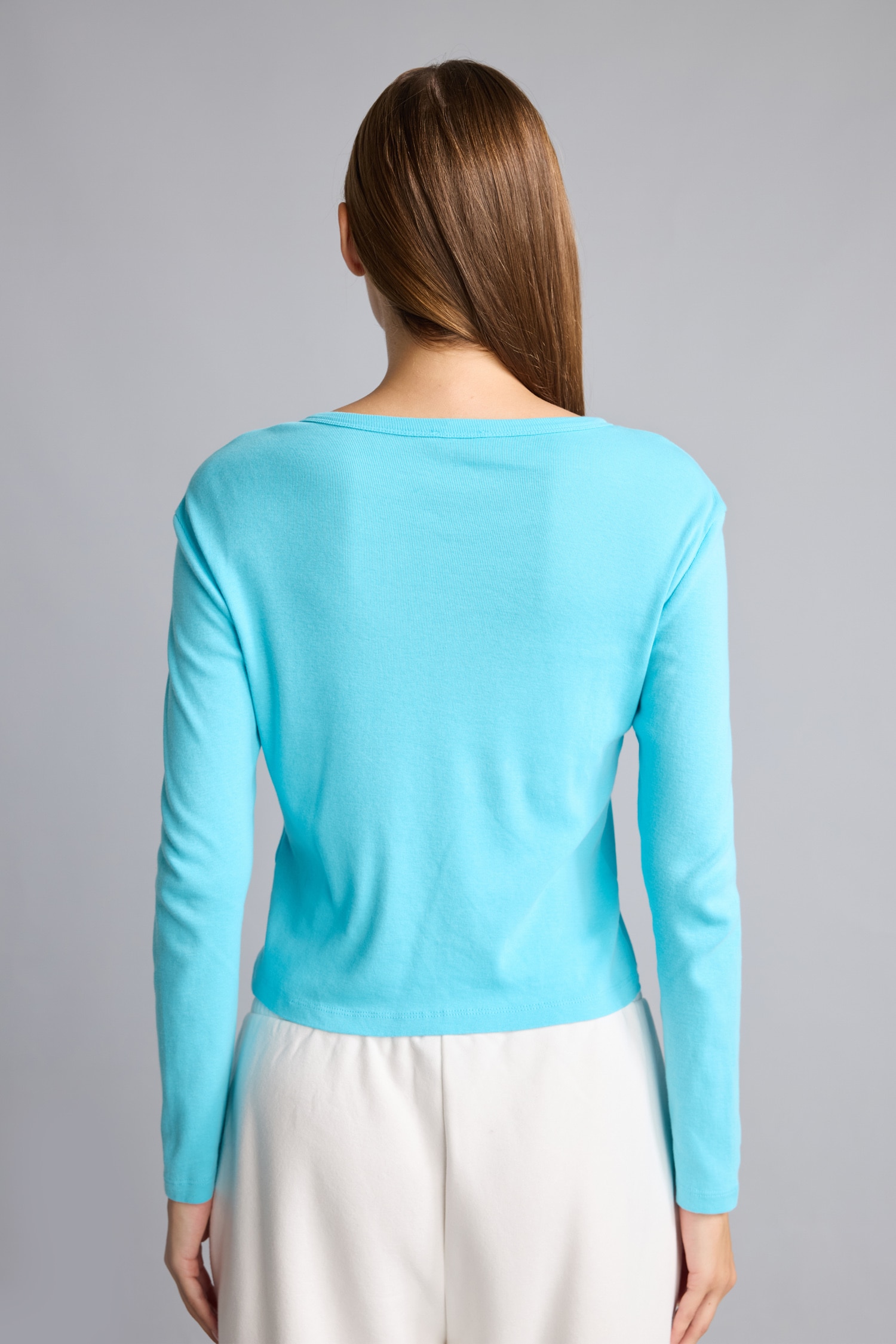 DeFacto Slim Fit Düğmeli Ribana Basic Hırka görsel 5