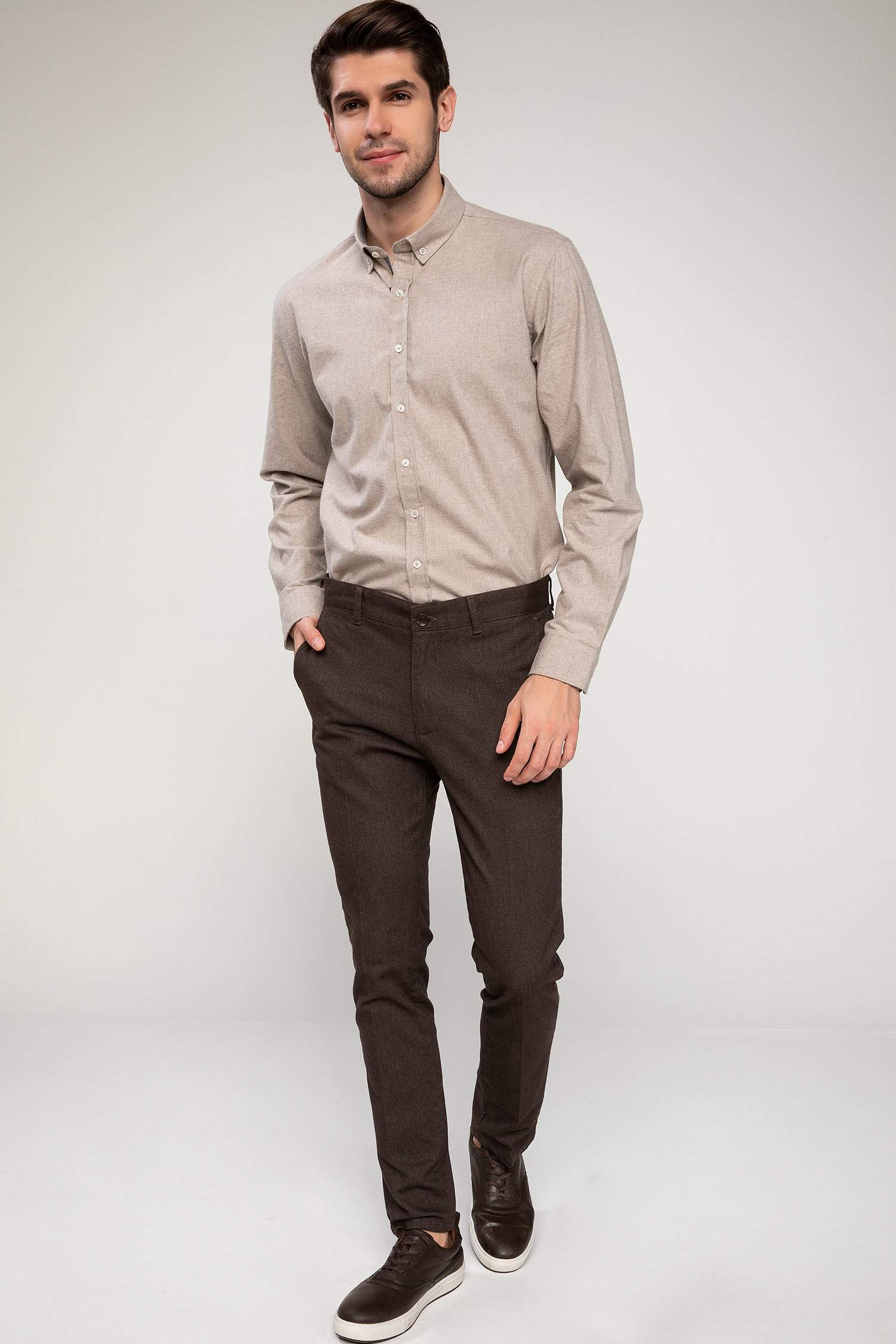 Defacto Bruno Slim Fit Chino Pantolon. 2
