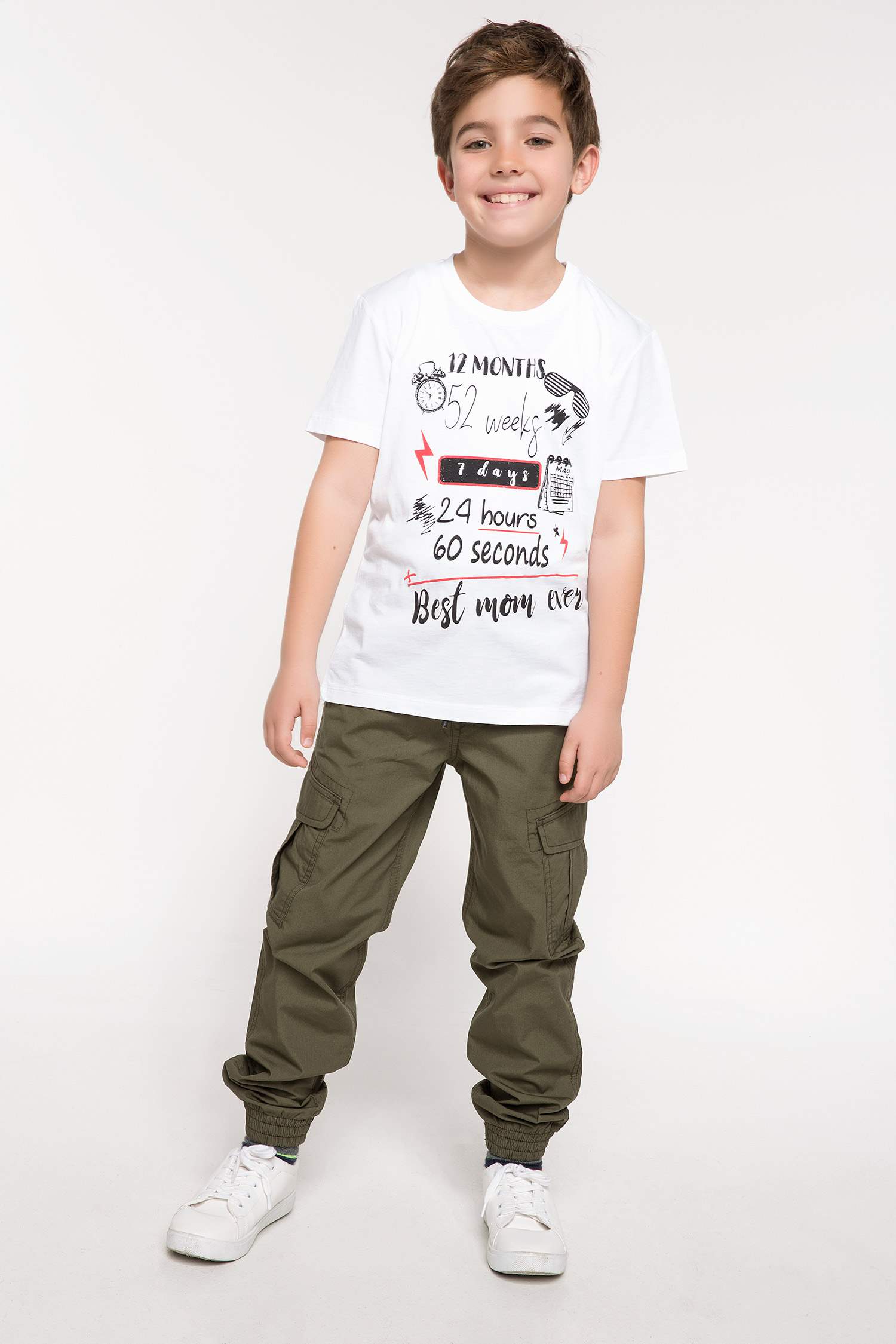 Defacto Baskılı T-shirt. 2