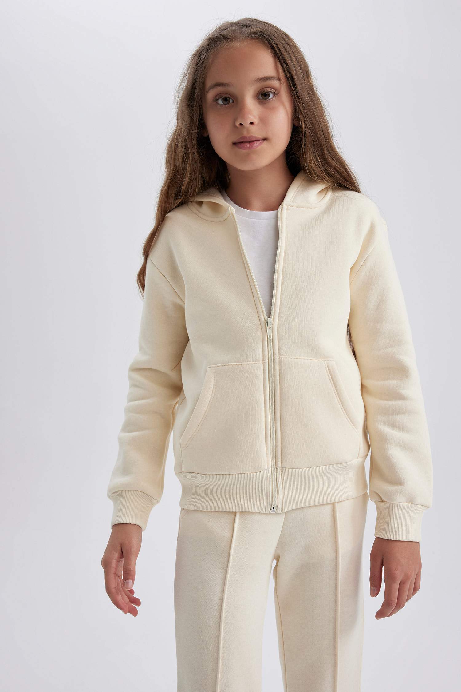 Кардиган с капюшоном для девочек, Школьная коллекция