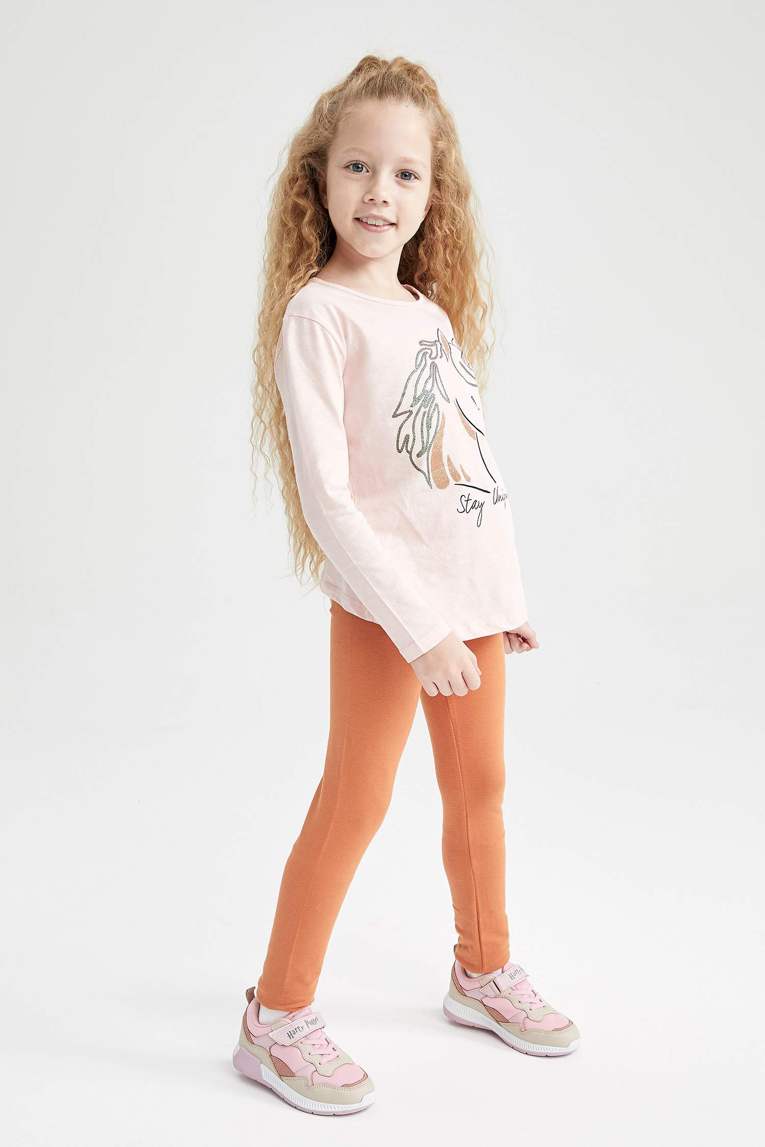 Kız Çocuk Basic Uzun Okul Taytı