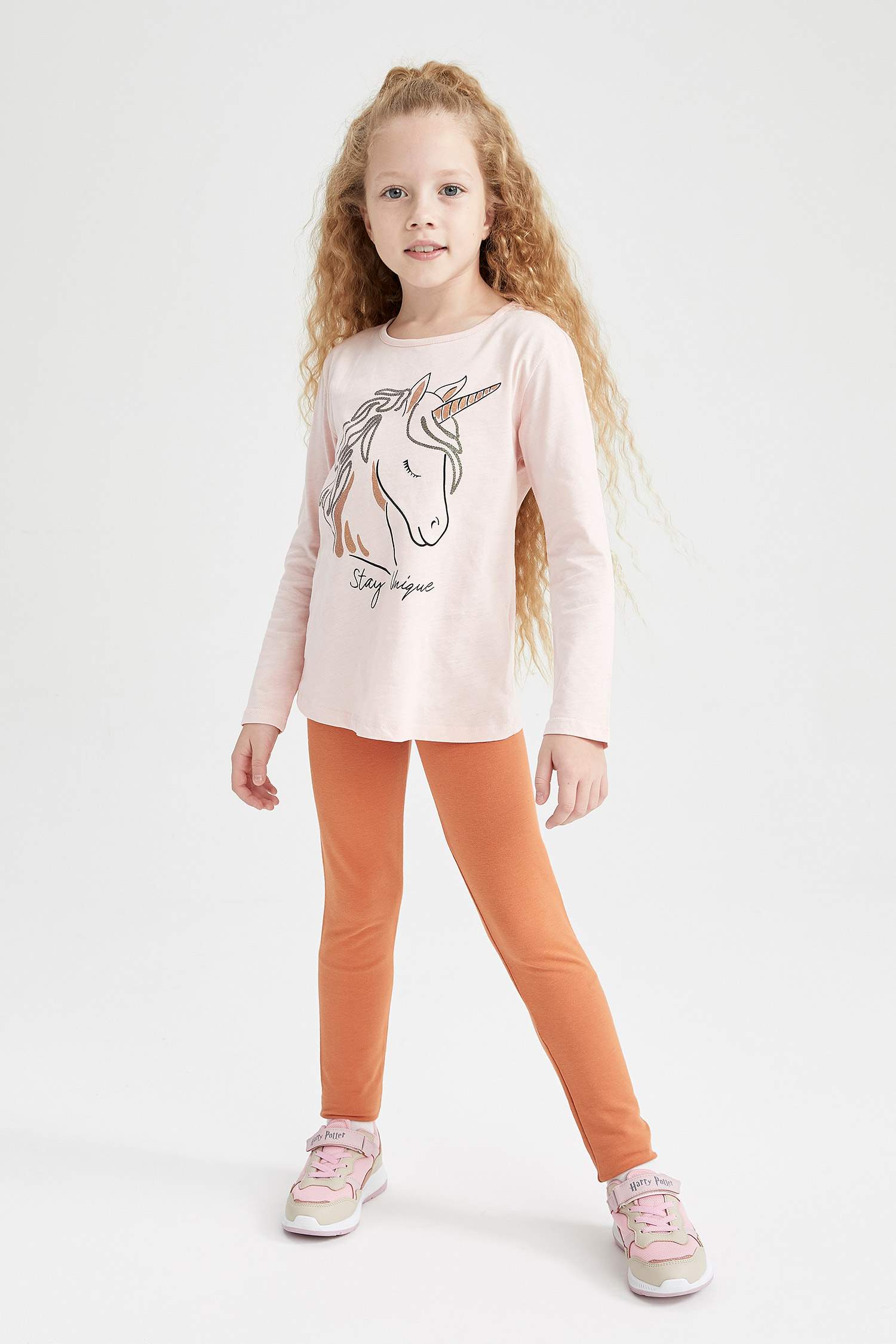 Kız Çocuk Basic Uzun Okul Taytı