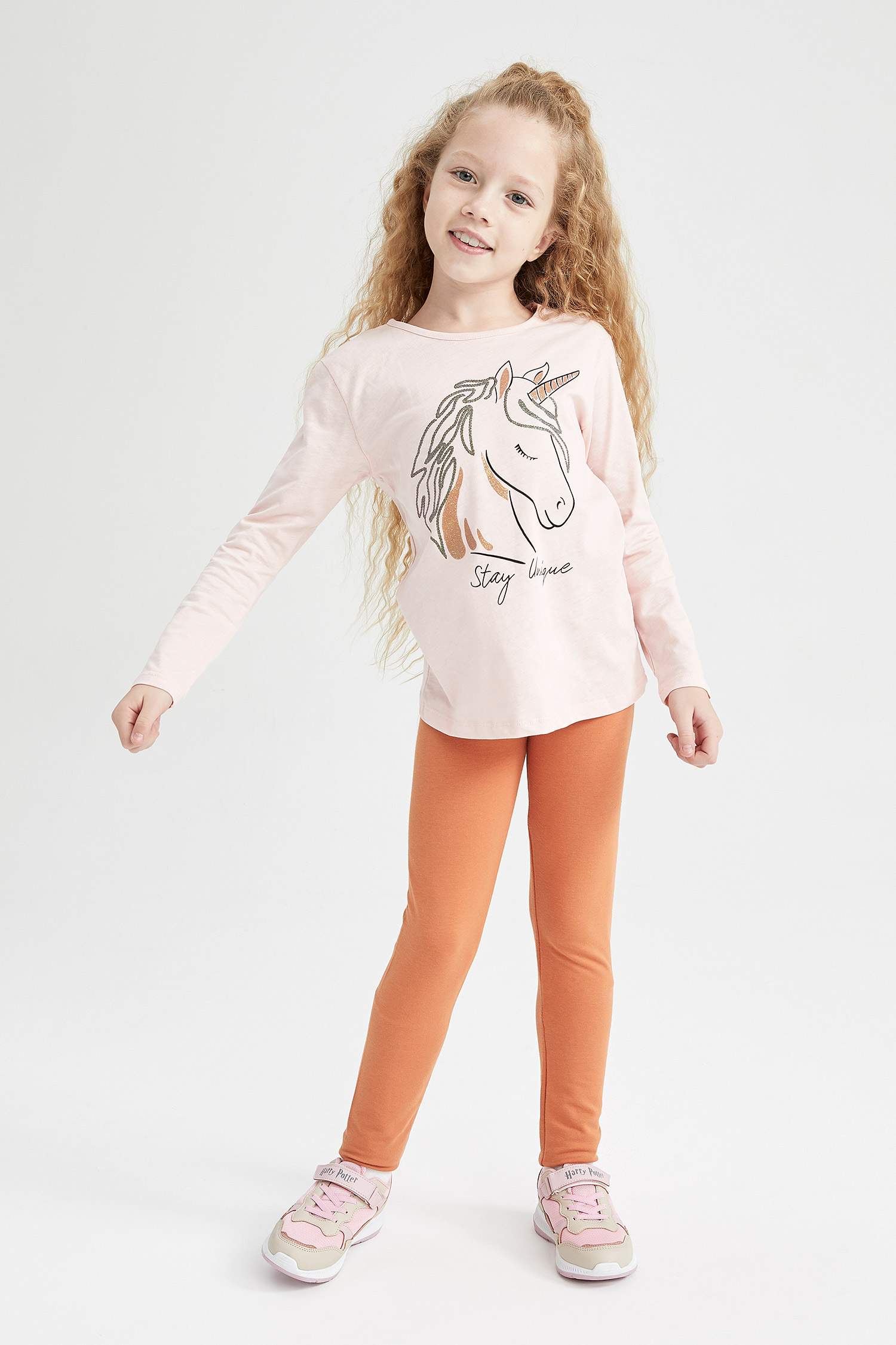 Kız Çocuk Basic Uzun Okul Taytı