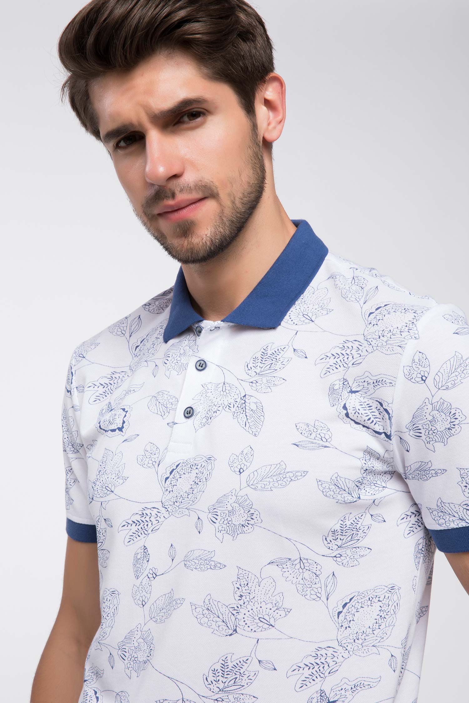 Defacto Desenli Polo T-Shirt. 3