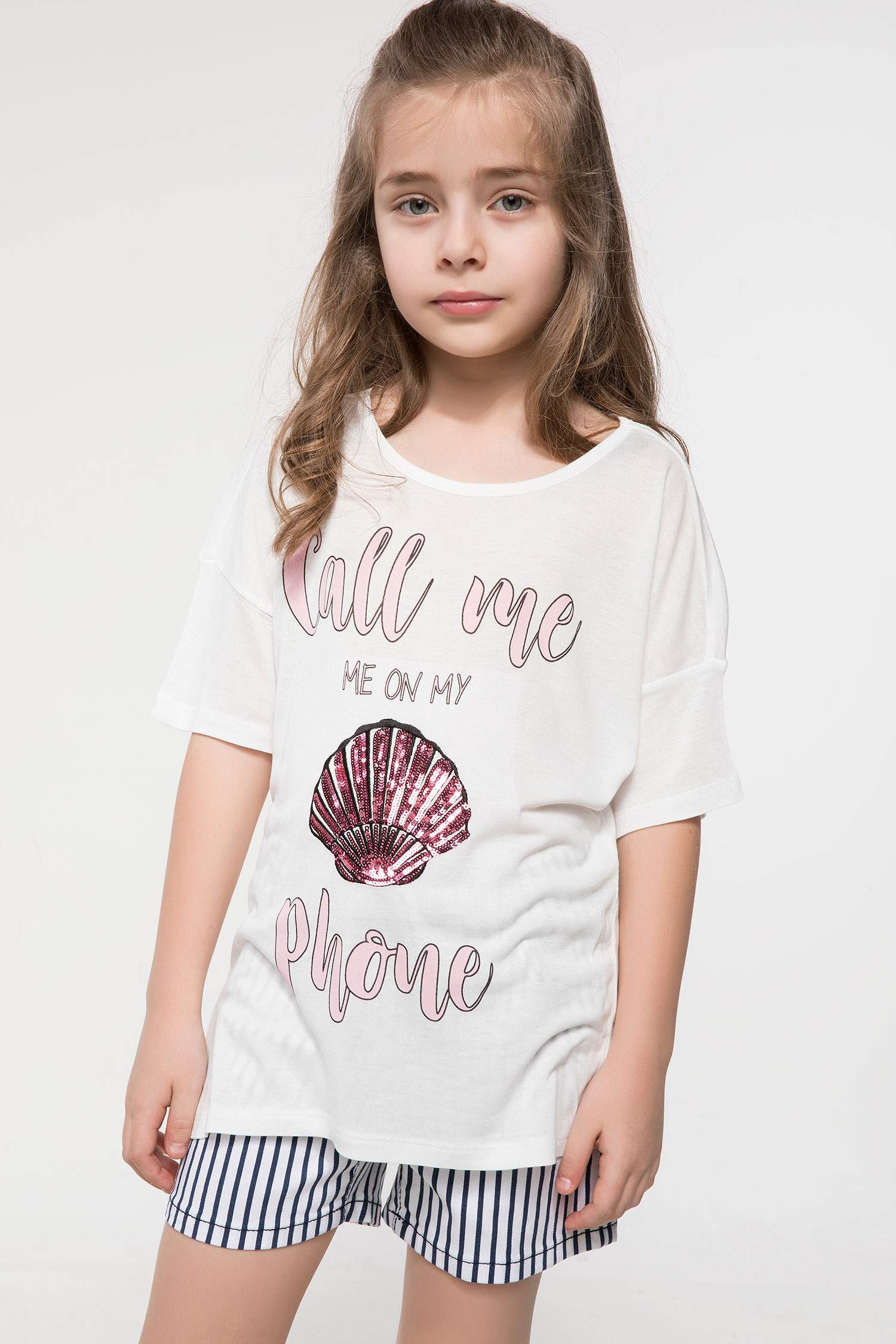 Defacto Baskılı T-shirt. 1