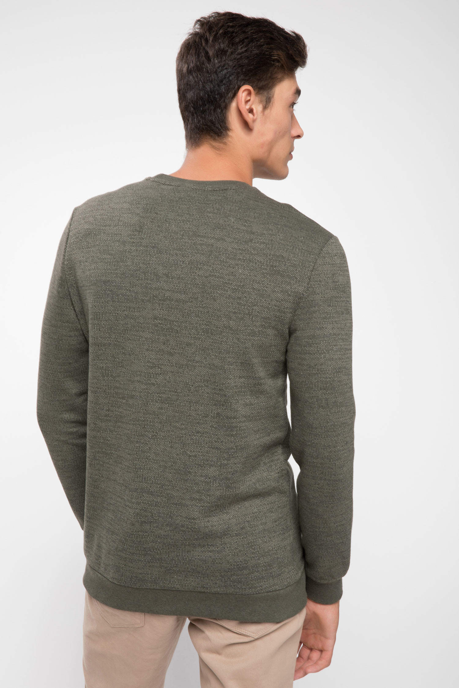 Defacto Modern Fit Basic Sweatshirt. 3