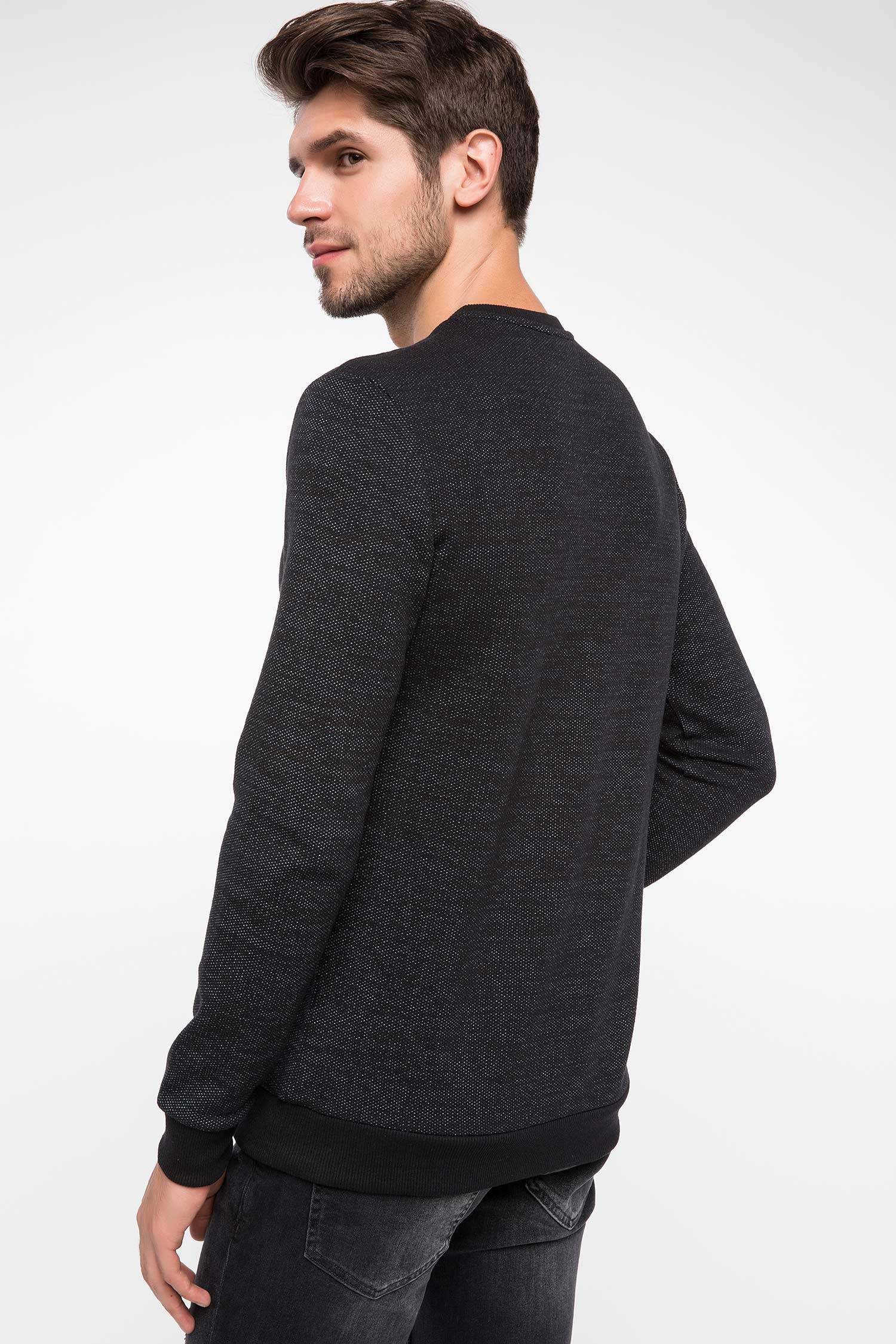 Defacto Modern Fit Basic Sweatshirt. 4