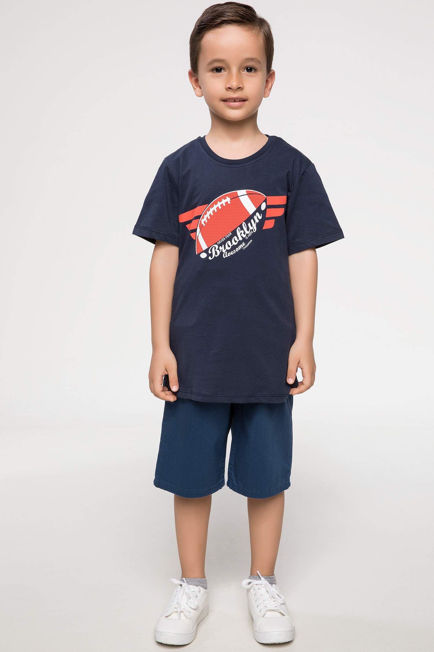 Defacto Erkek Çocuk Baskılı T-shirt. 2