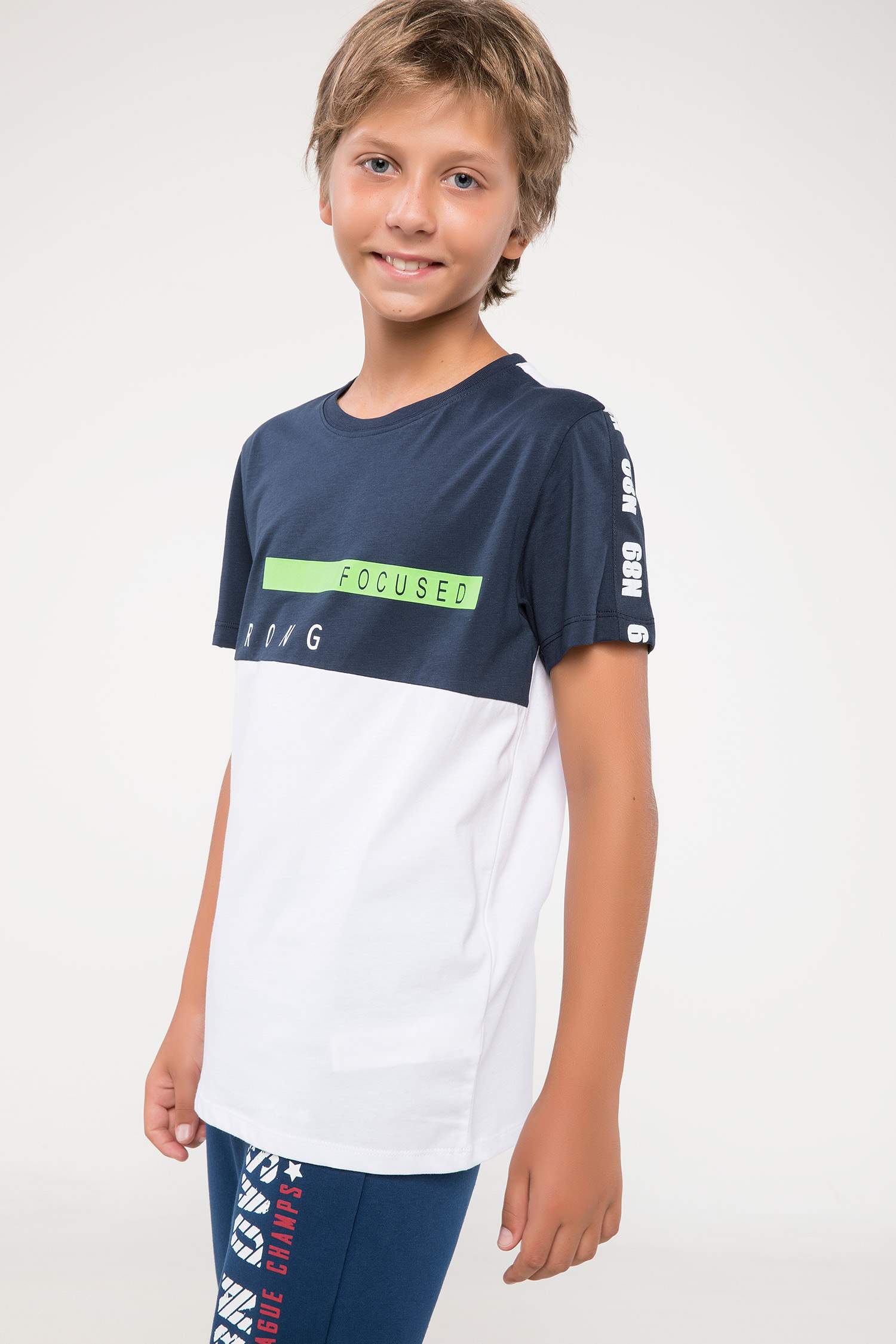 Defacto Baskılı T-shirt. 1