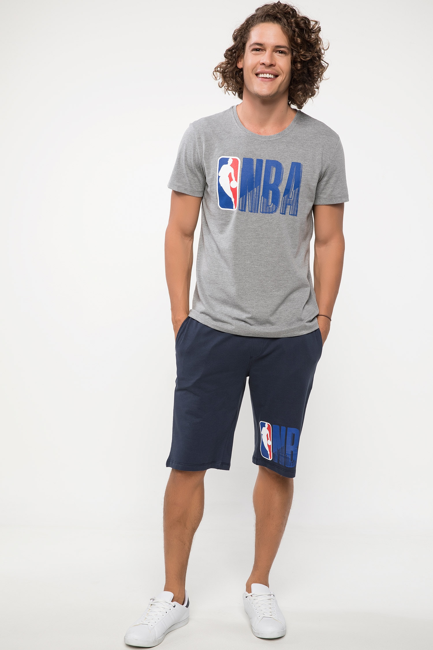 Defacto Lisanslı Nba Baskılı T-shirt. 2