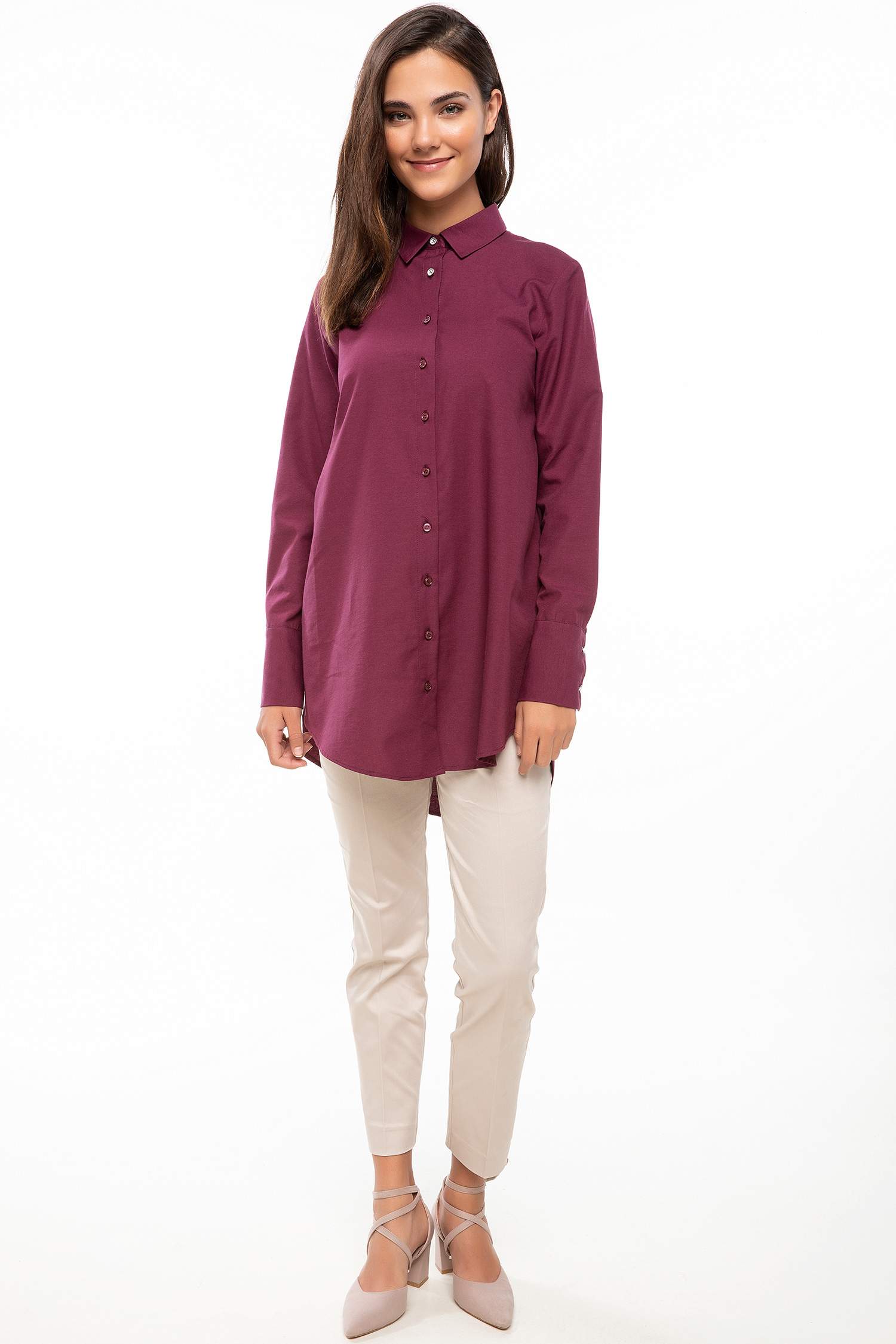 Defacto Uzun Kollu Tunik. 2