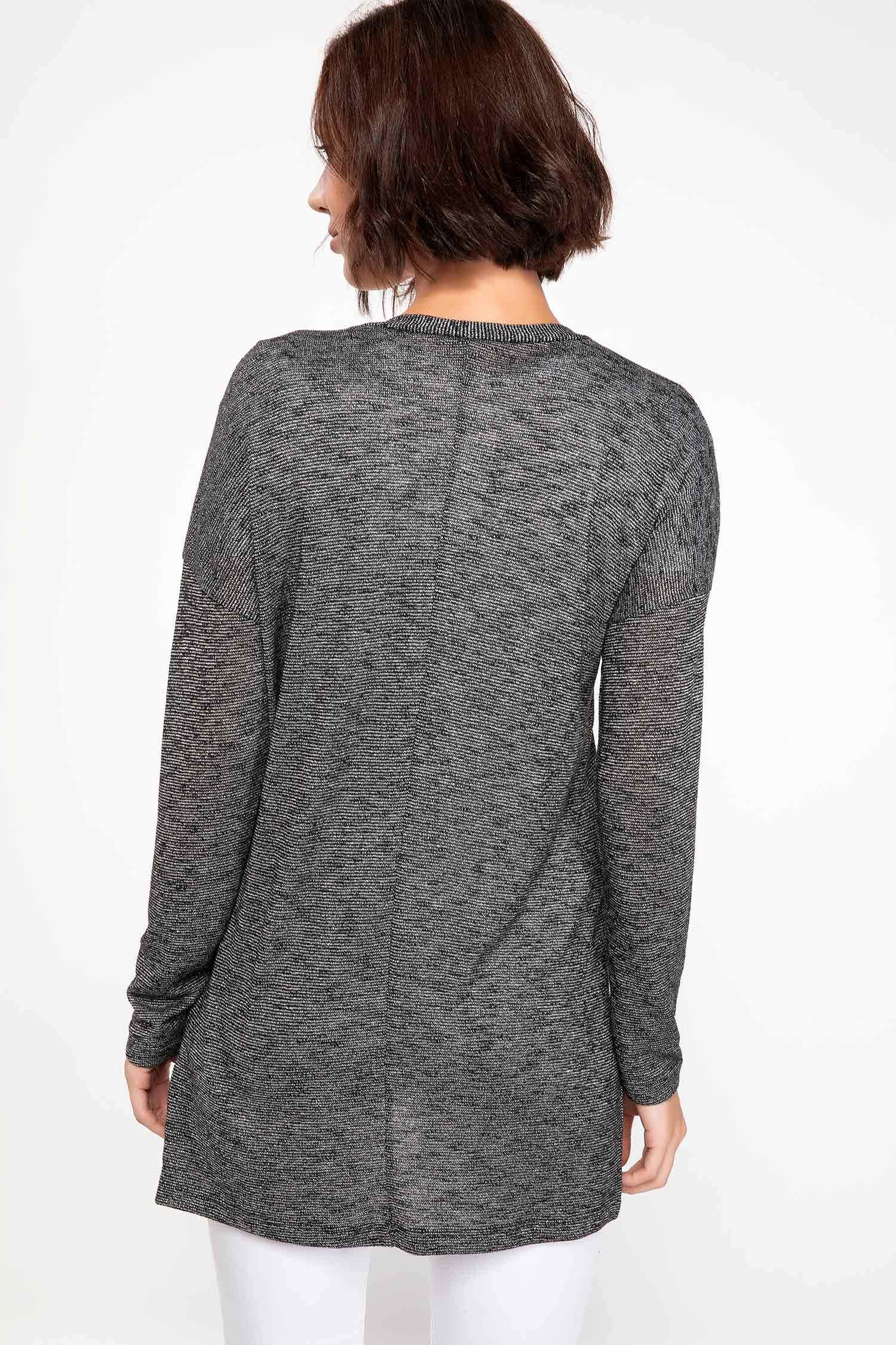 Defacto Düşük Omuzlu Hırka. 4