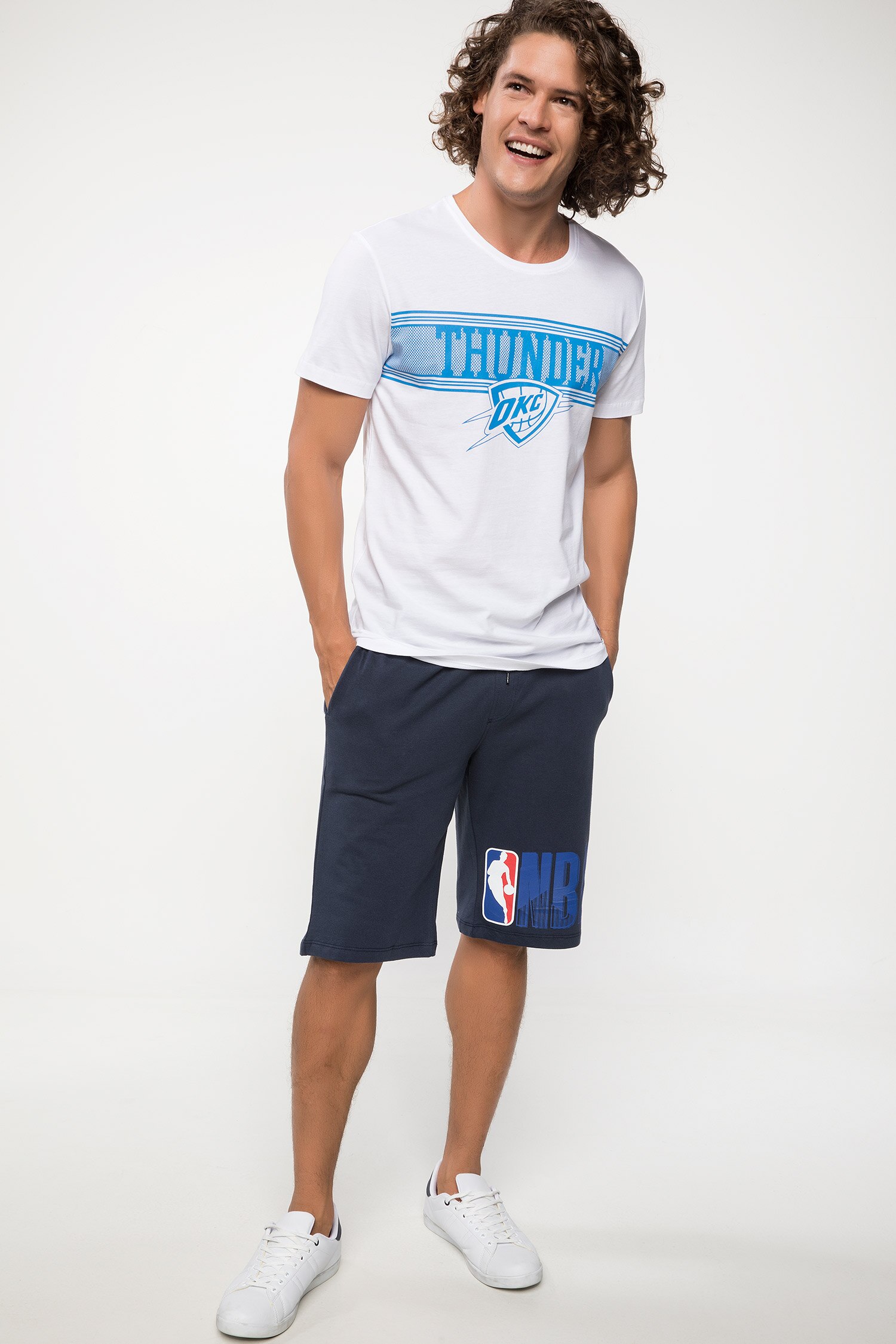 Defacto Lisanslı NBA Oklahoma Baskılı T-shirt. 2