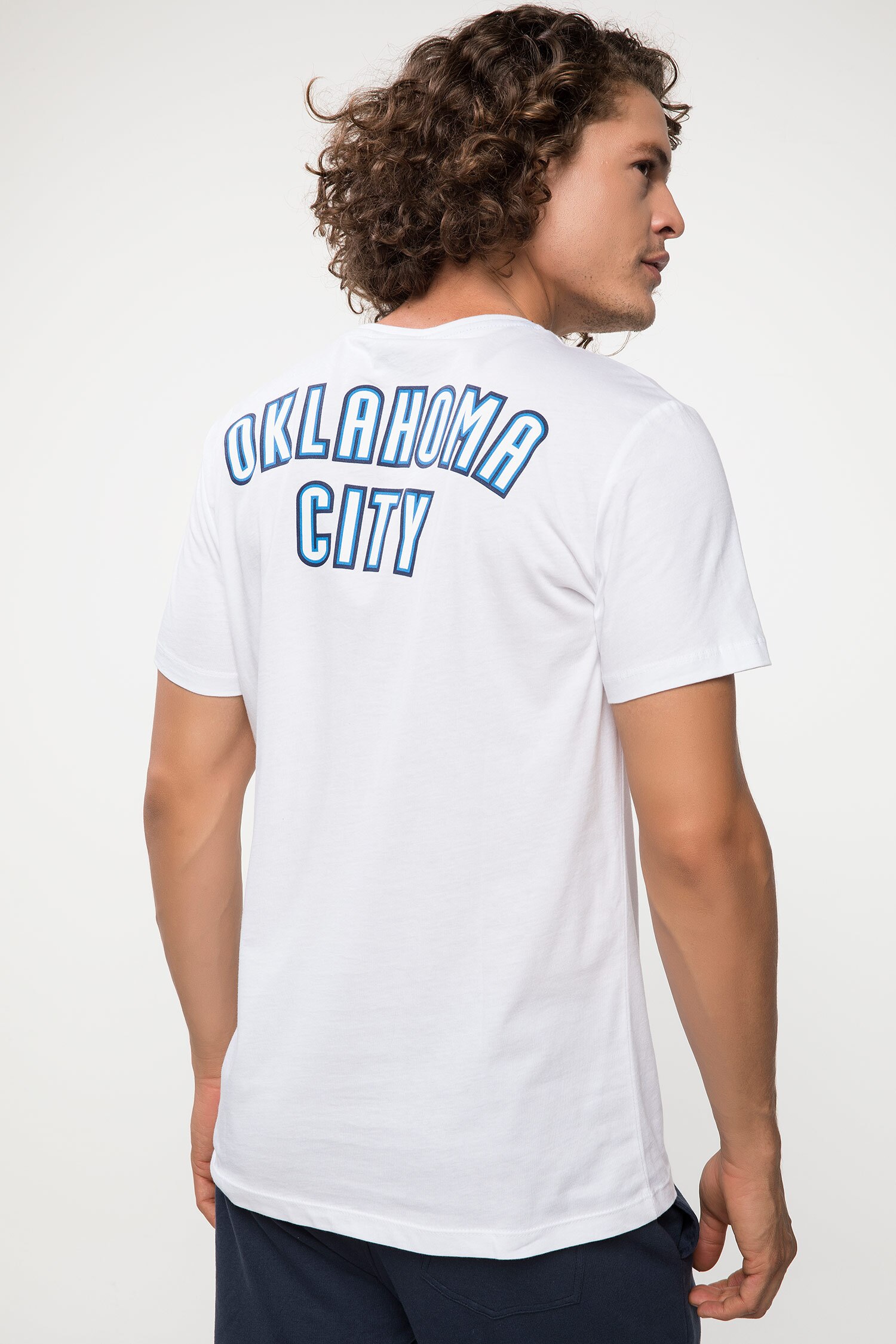 Defacto Lisanslı NBA Oklahoma Baskılı T-shirt. 4