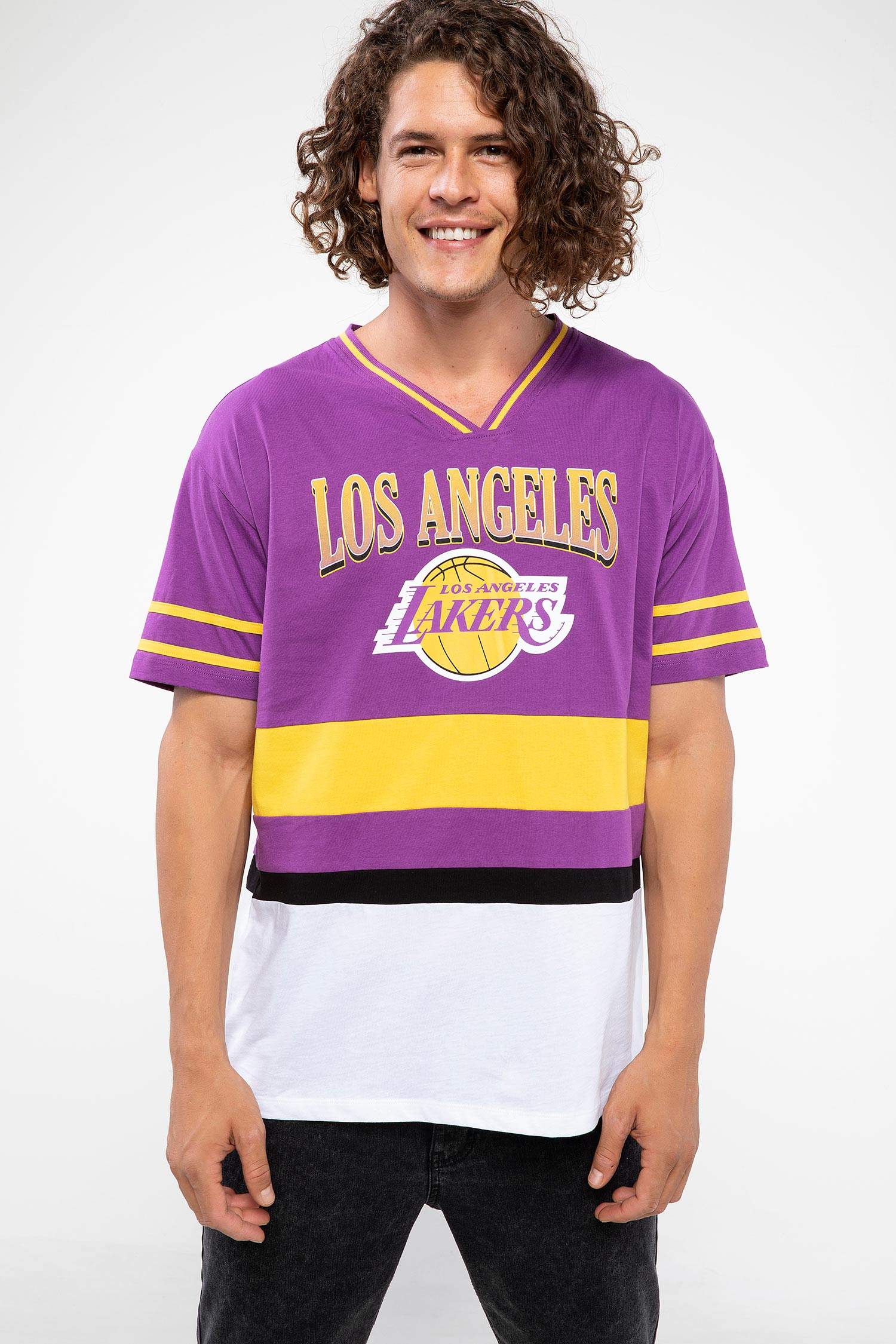 Defacto NBA Lisanslı T-shirt. 1