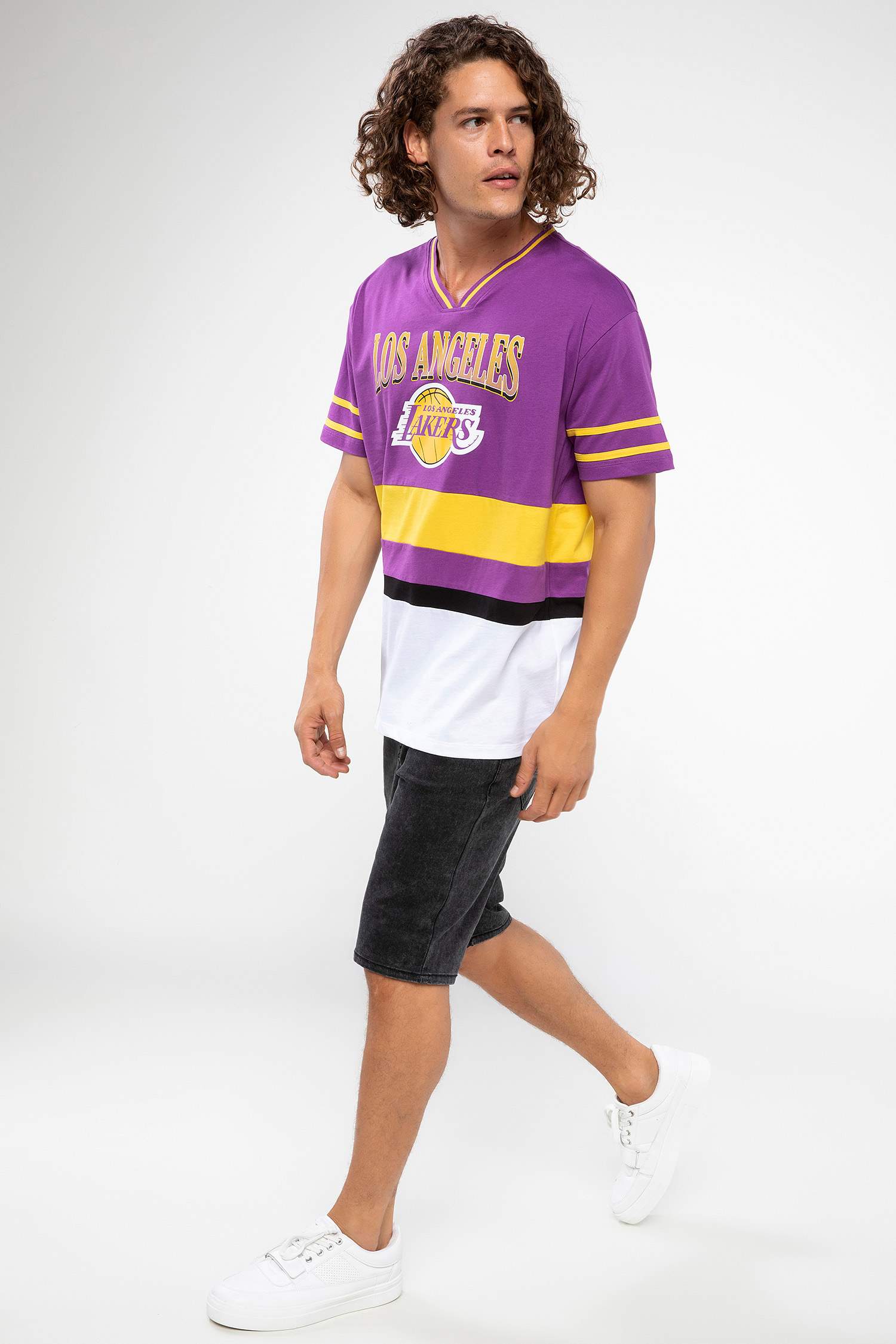 Defacto NBA Lisanslı T-shirt. 4