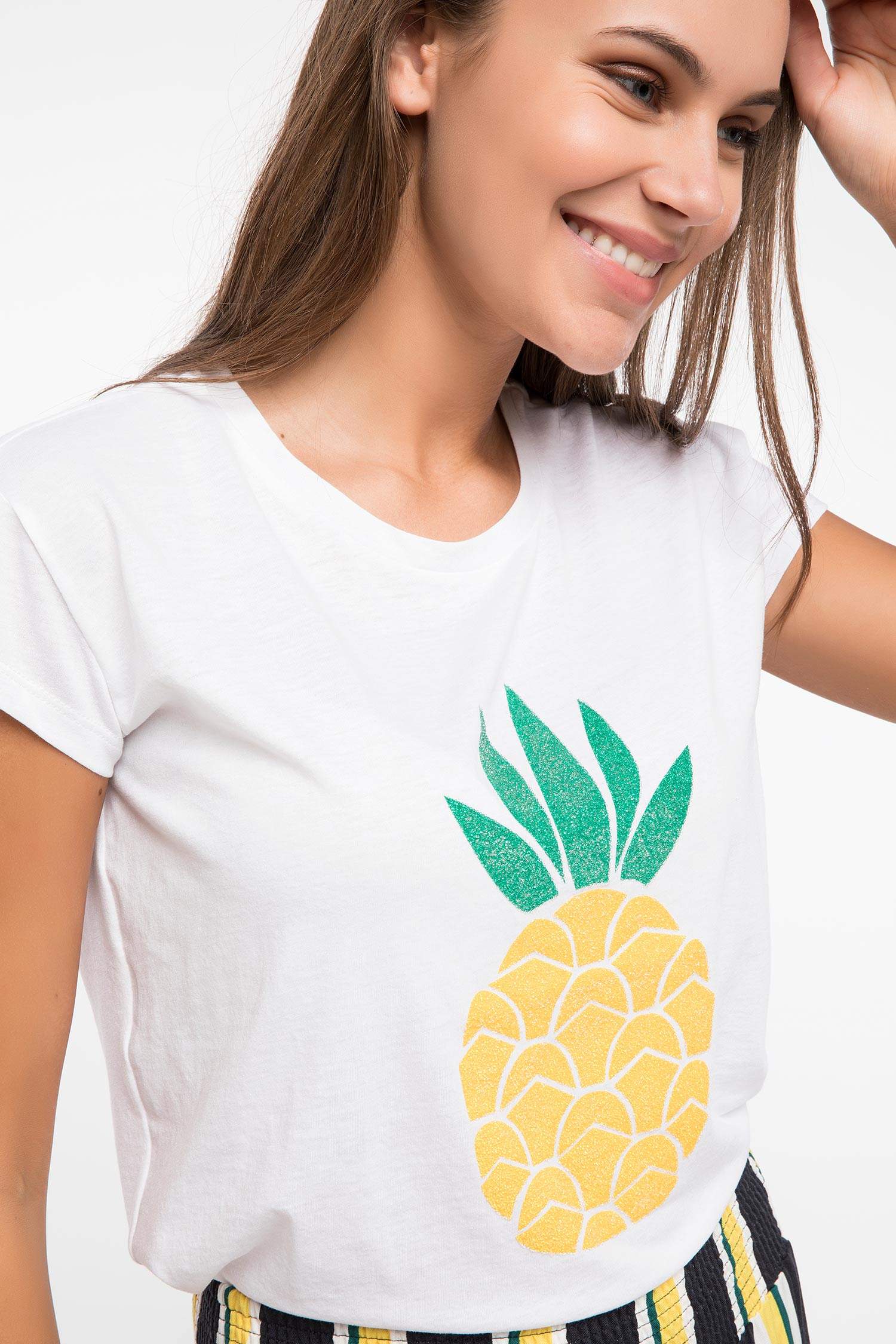 Defacto Baskılı T-shirt. 3