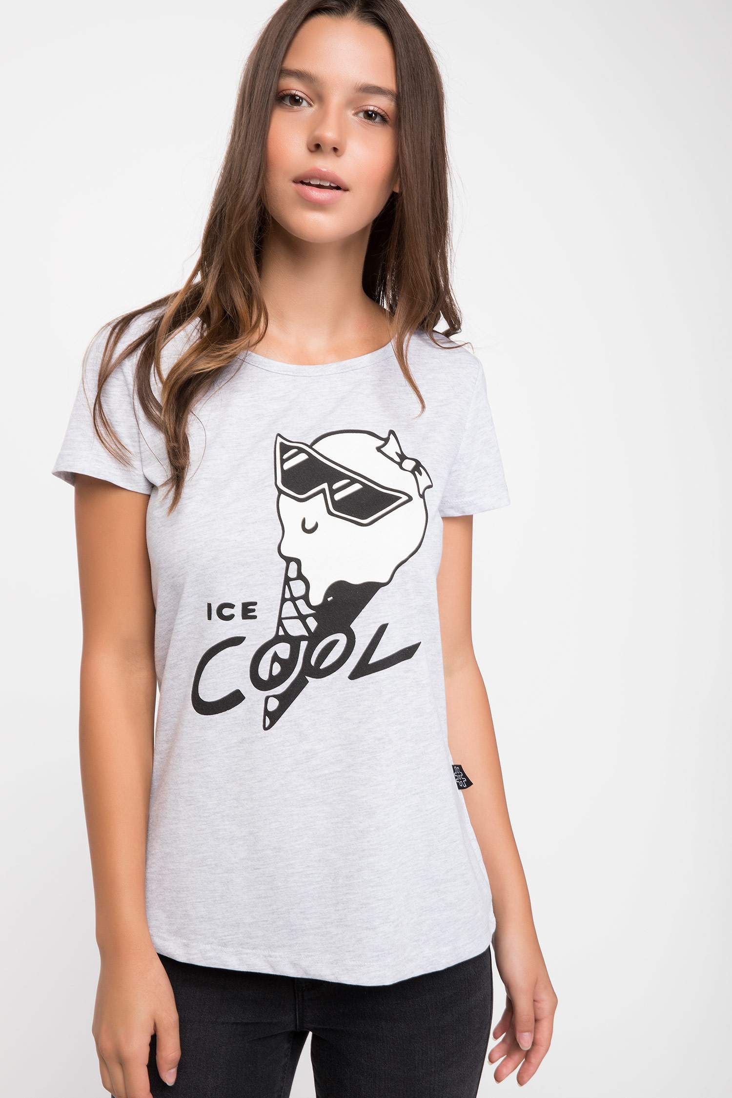 Defacto Renk Değiştiren Baskılı T-shirt. 1