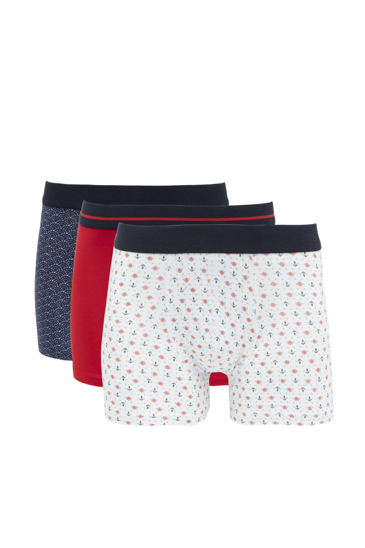 Defacto 3'lü Desenli Hipster Boxer. 1