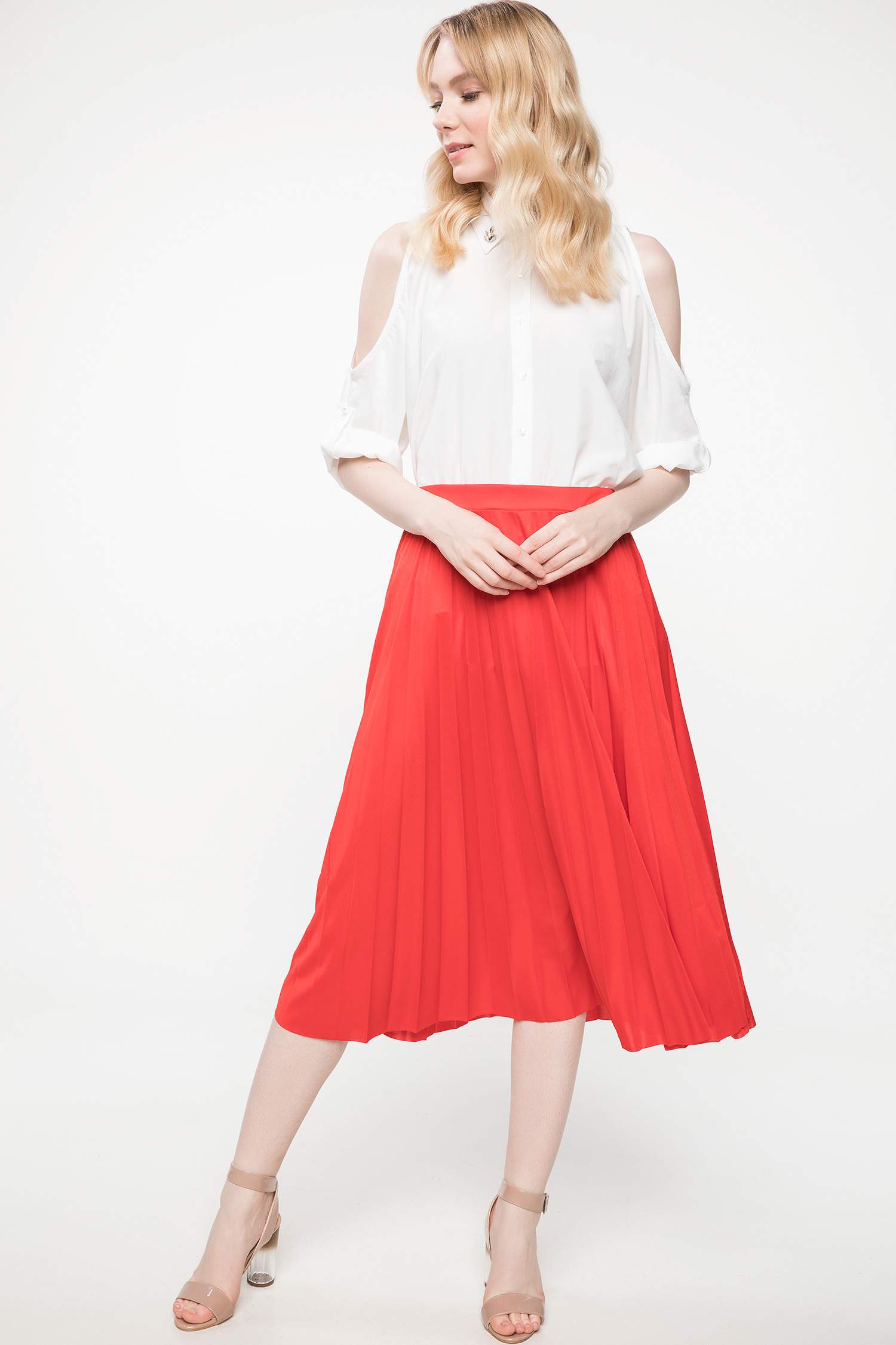 Defacto Pileli Etek. 4