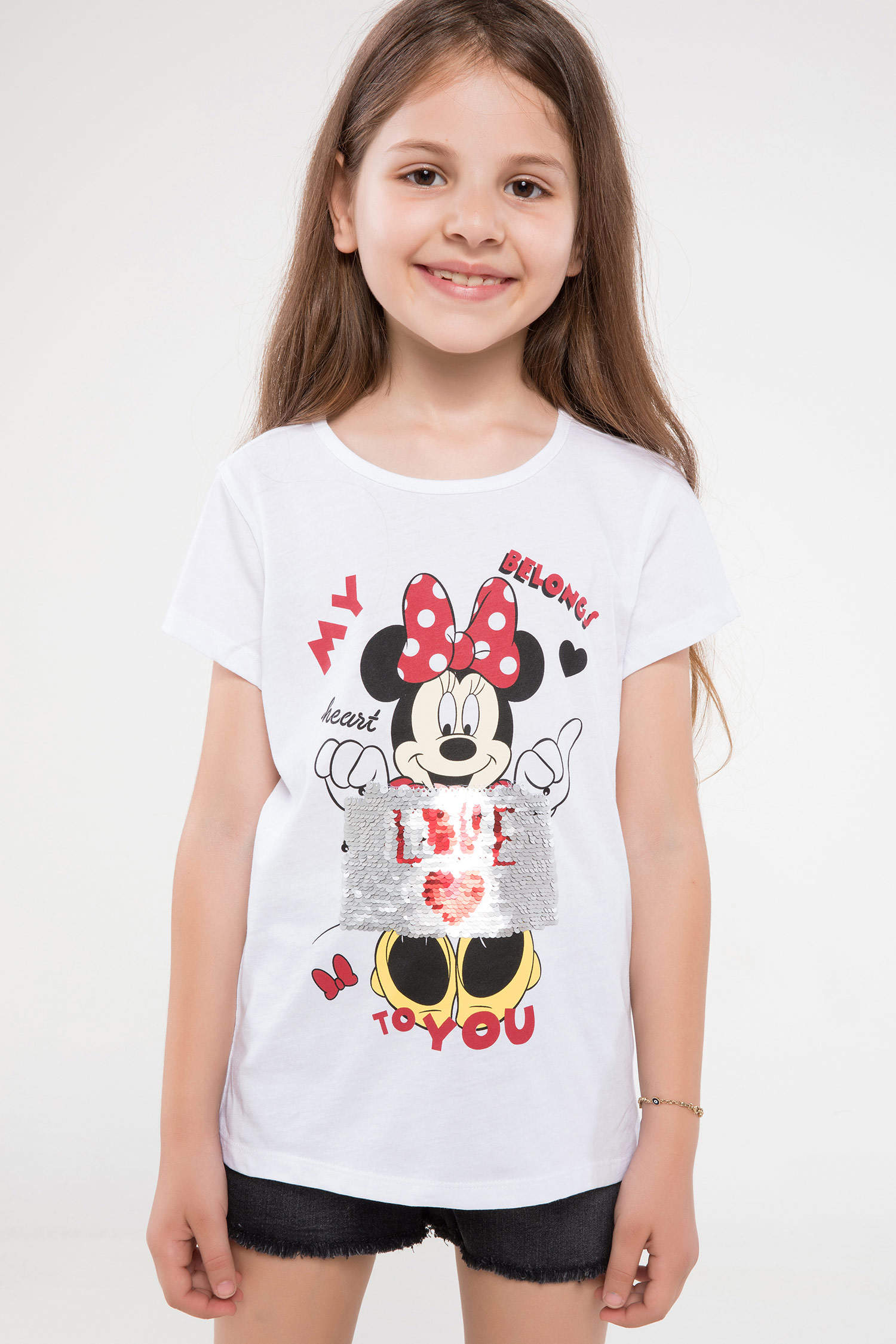Defacto Mickey Mouse Lisanslı Baskılı T-shirt. 1