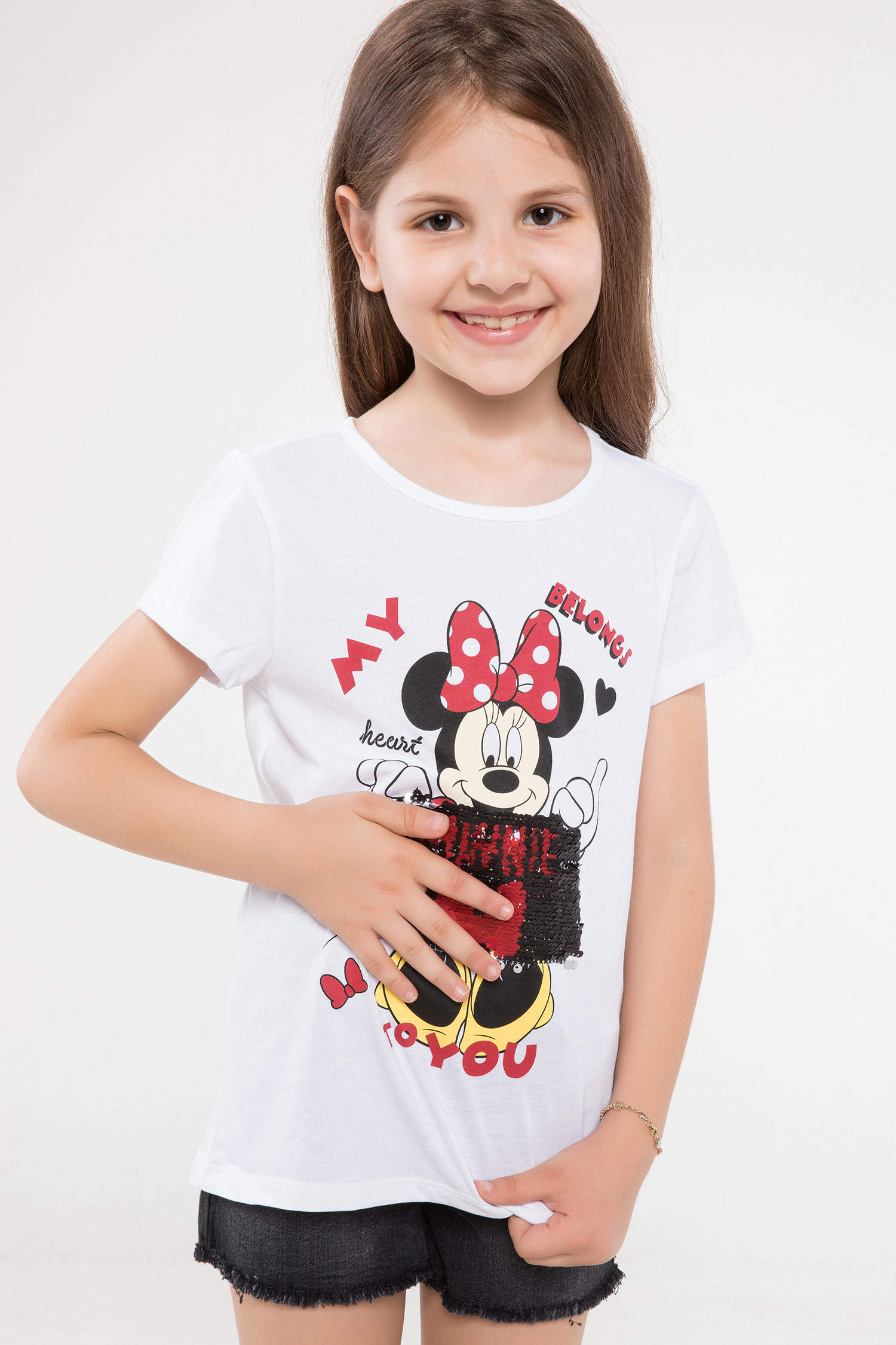Defacto Mickey Mouse Lisanslı Baskılı T-shirt. 3
