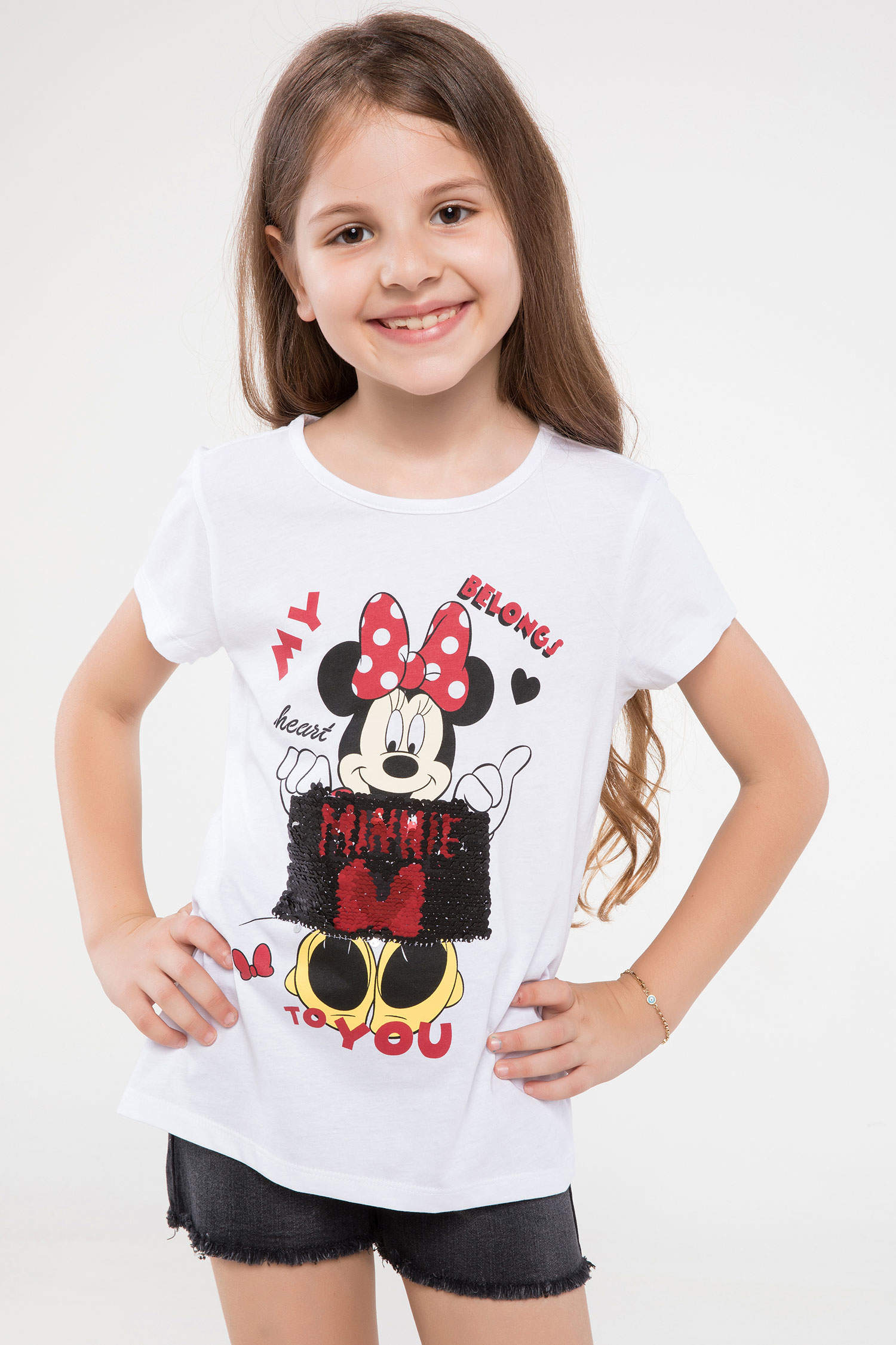 Defacto Mickey Mouse Lisanslı Baskılı T-shirt. 5
