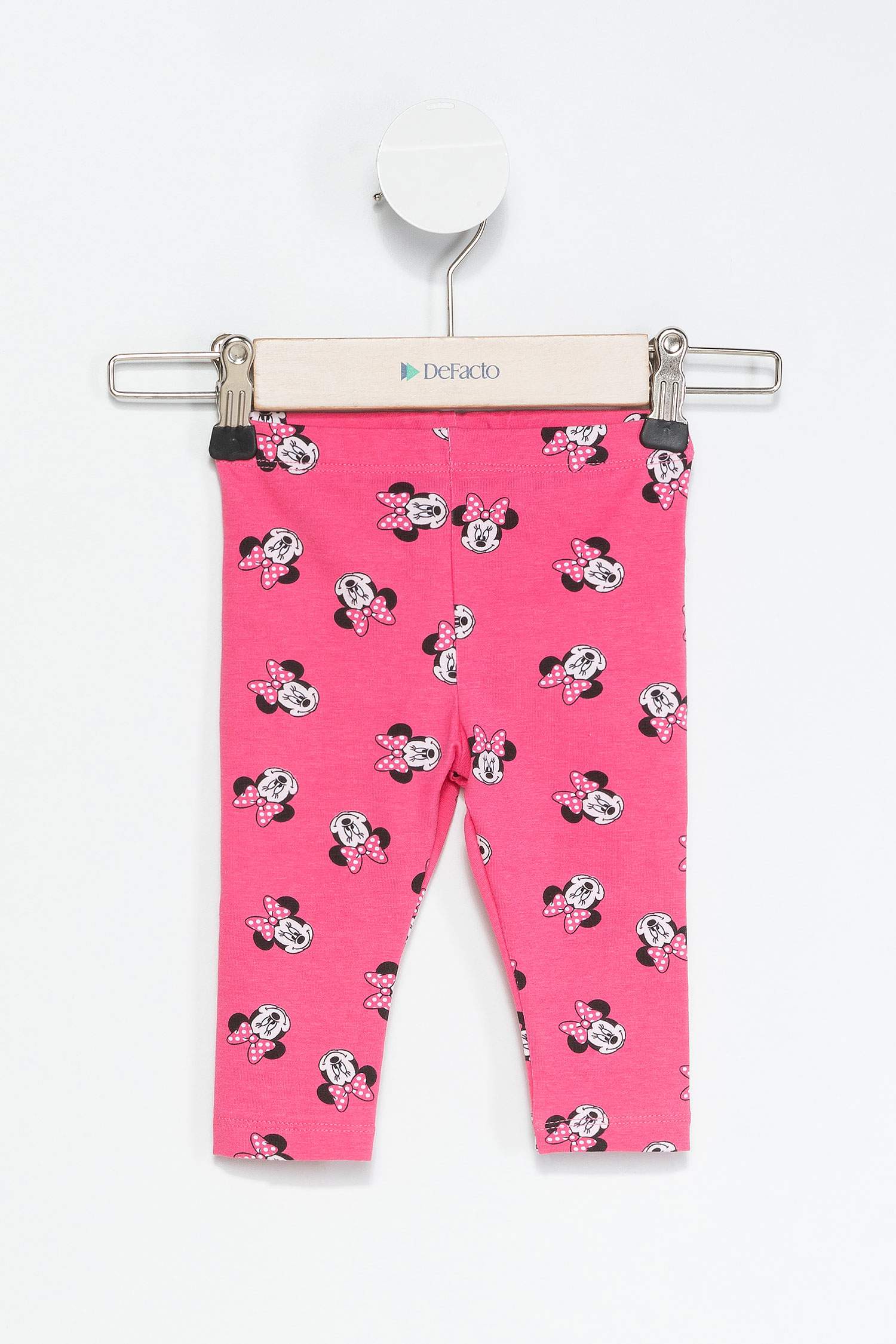 Defacto Kız Bebek Minnie Mouse Baskılı Lisanslı Tayt. 1