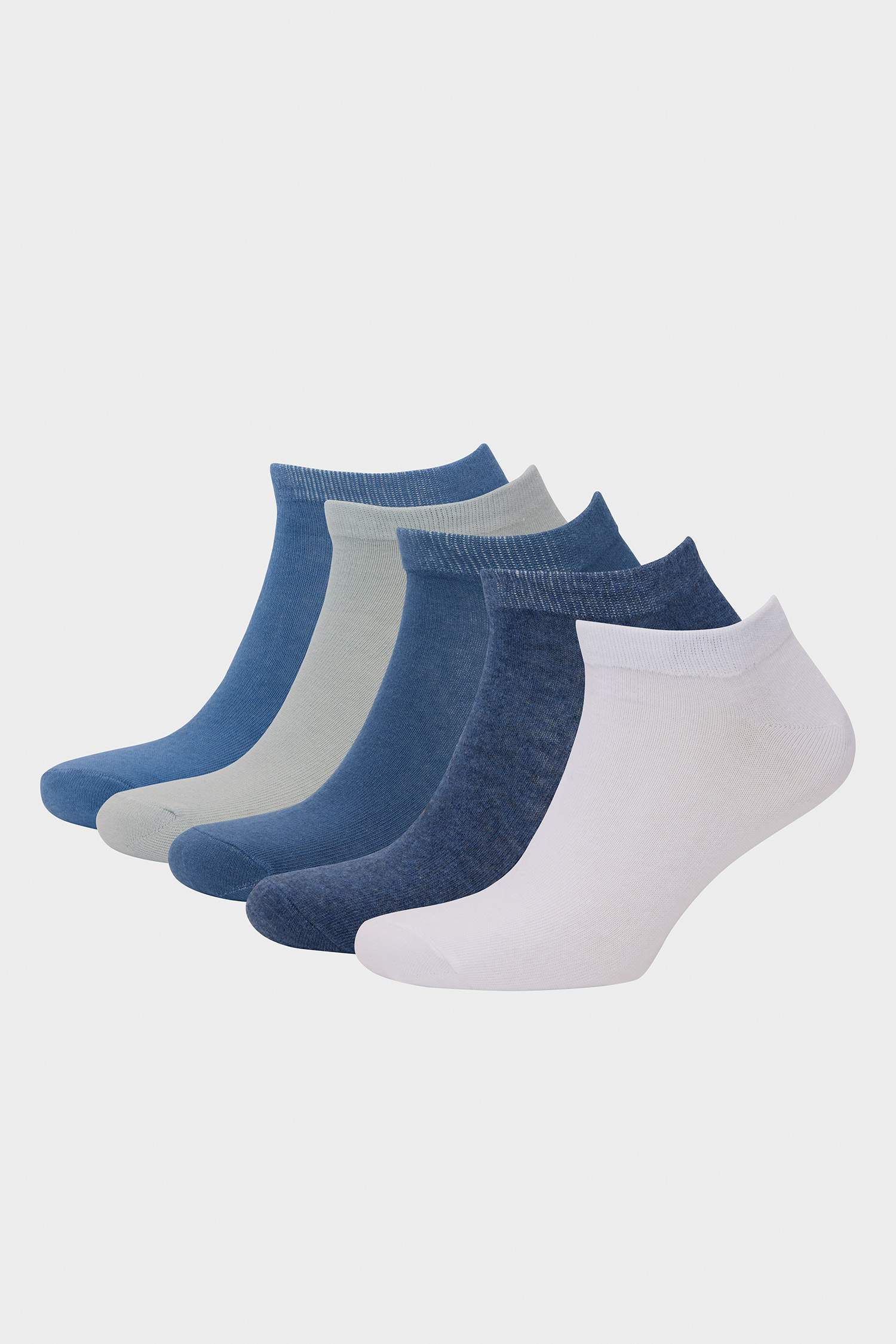 جوارب قصيرة قطن - 5 قطع