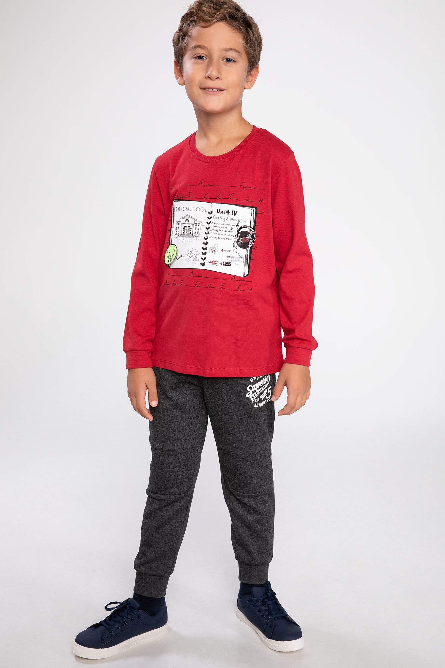 Defacto Baskılı T-shirt. 2