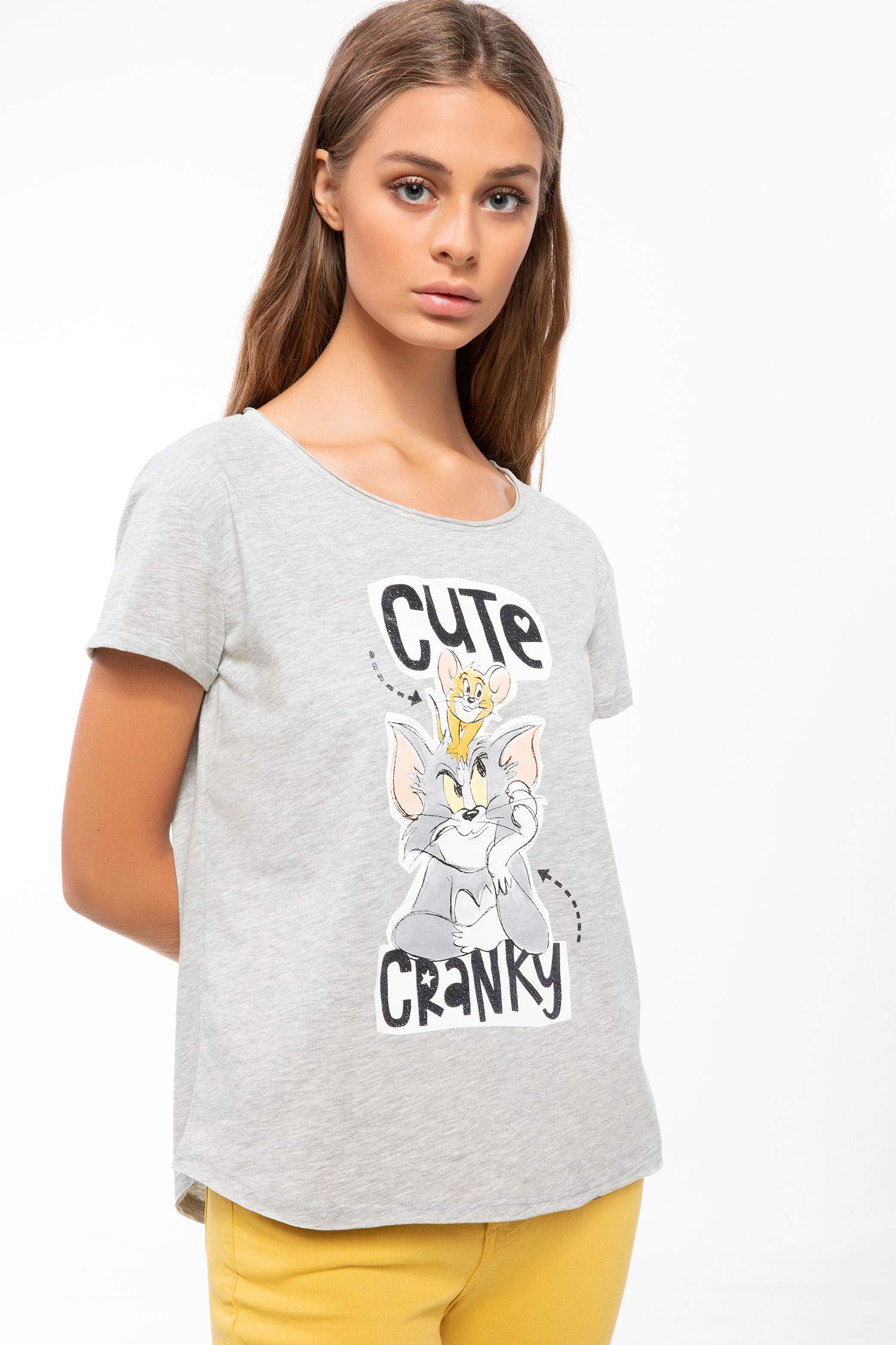 Defacto Tom ve Jerry Lisanslı T-shirt. 1