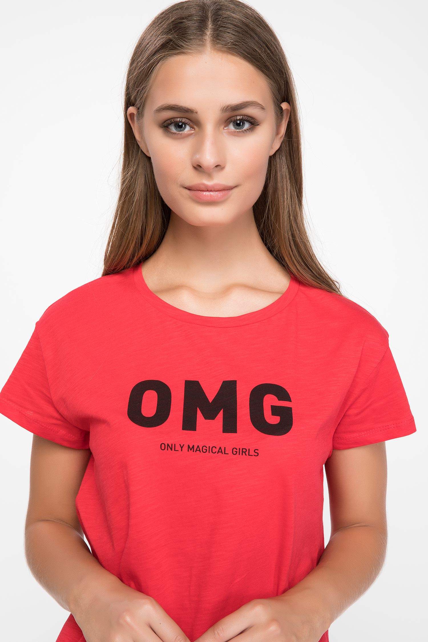 Defacto Slogan Baskılı T-shirt. 3