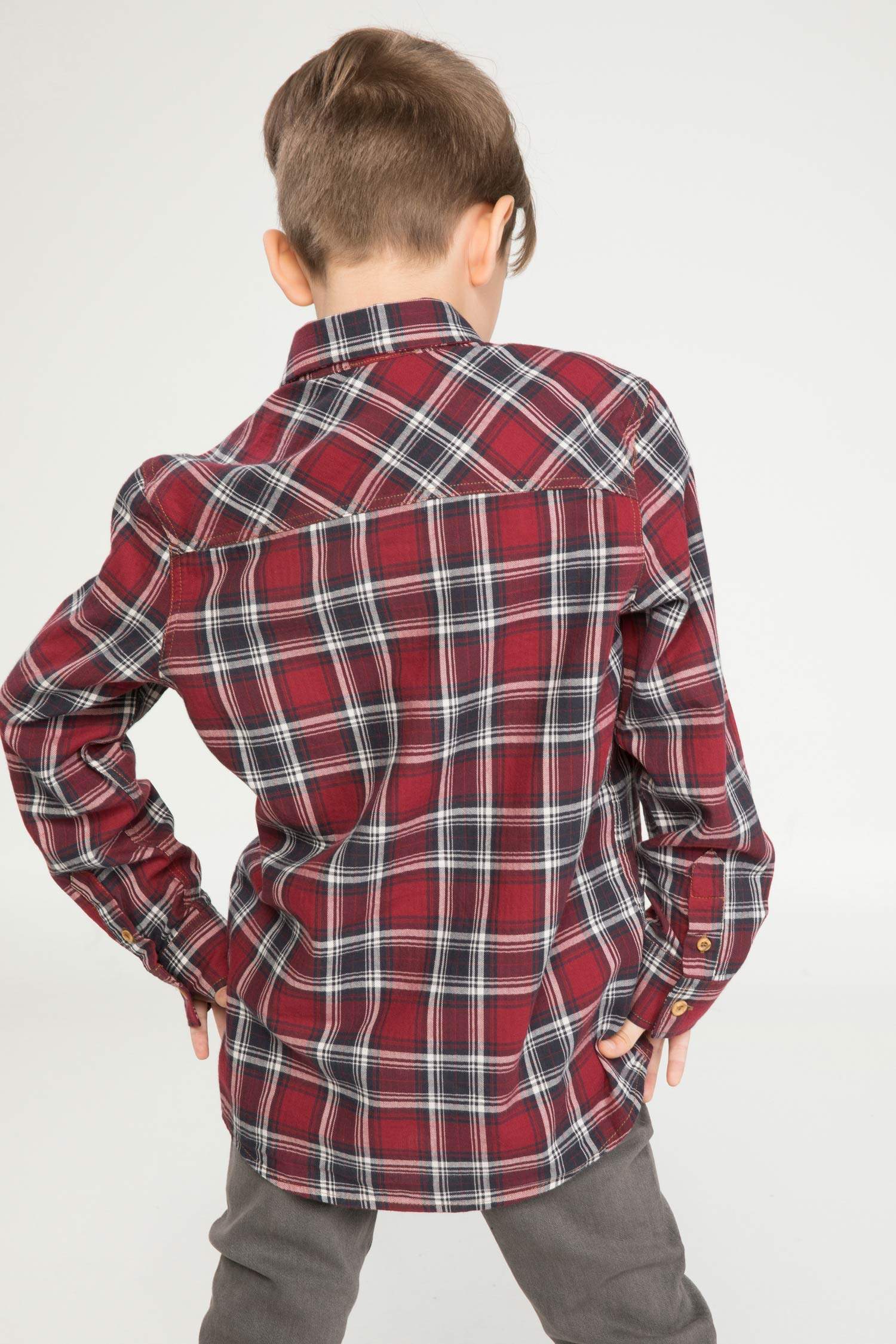 Defacto Çift Cepli Gömlek. 3