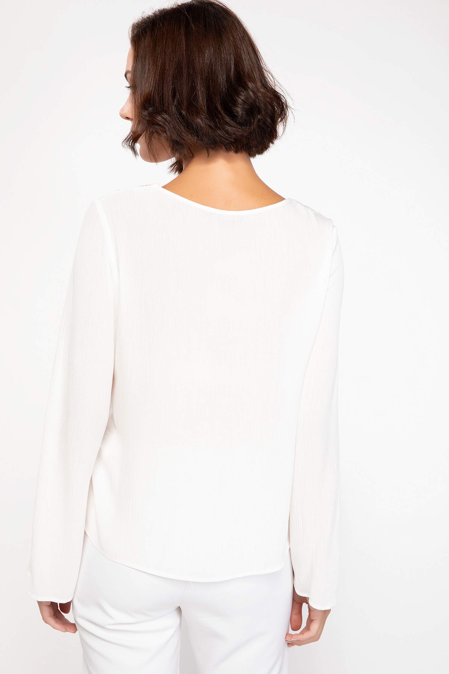 Defacto Etnik Desenli Bluz. 4