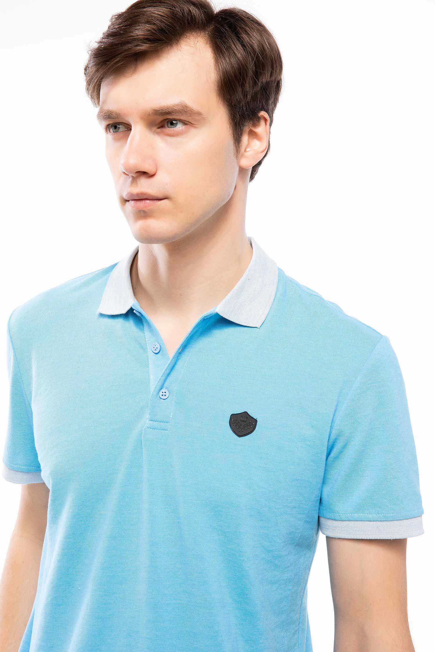 Defacto Yaka Detaylı Slim Fit Polo T-shirt. 3