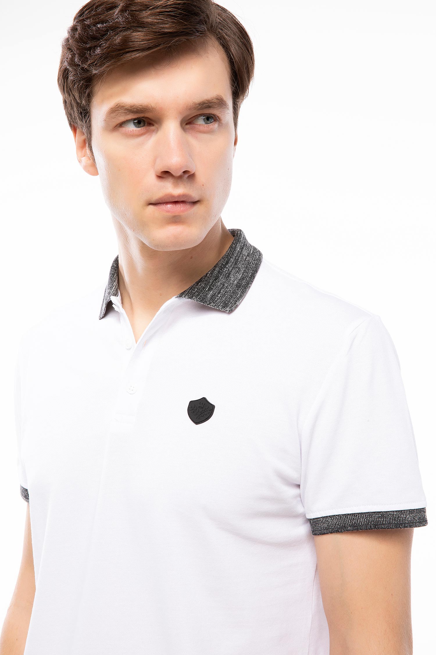 Defacto Yaka Detaylı Slim Fit Polo T-shirt. 3