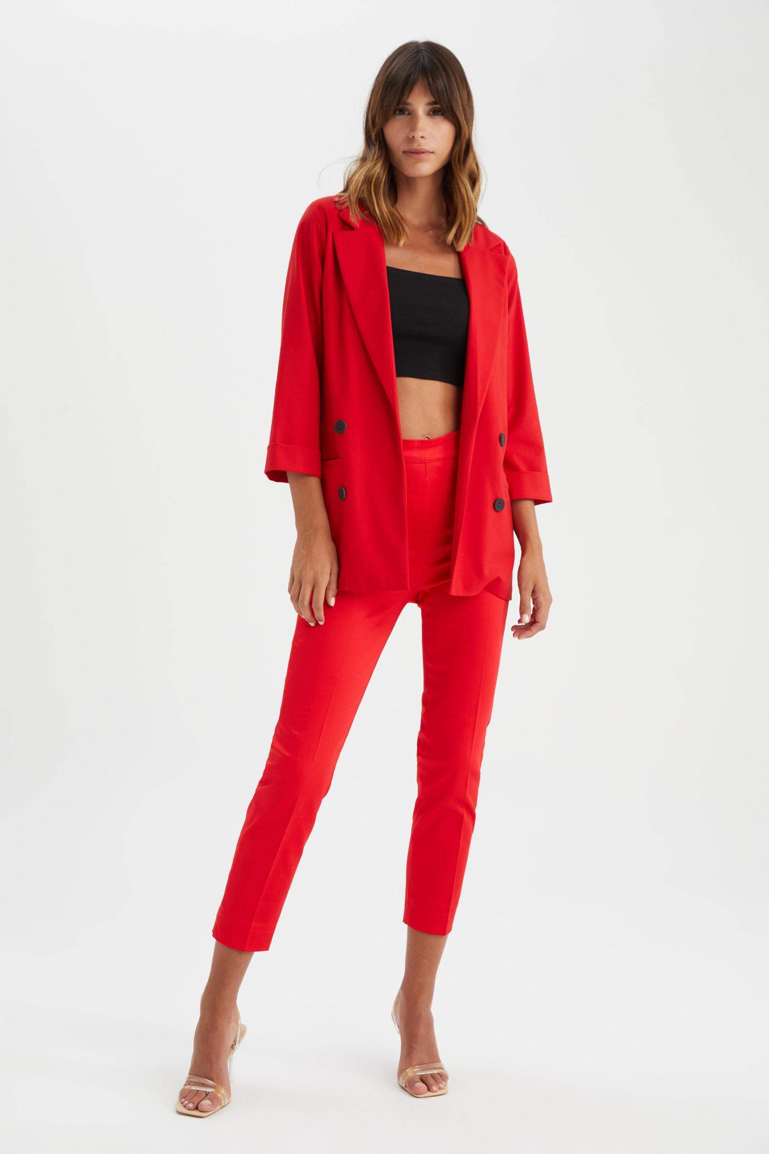 سروال ستان سيجاريت برجل عادي