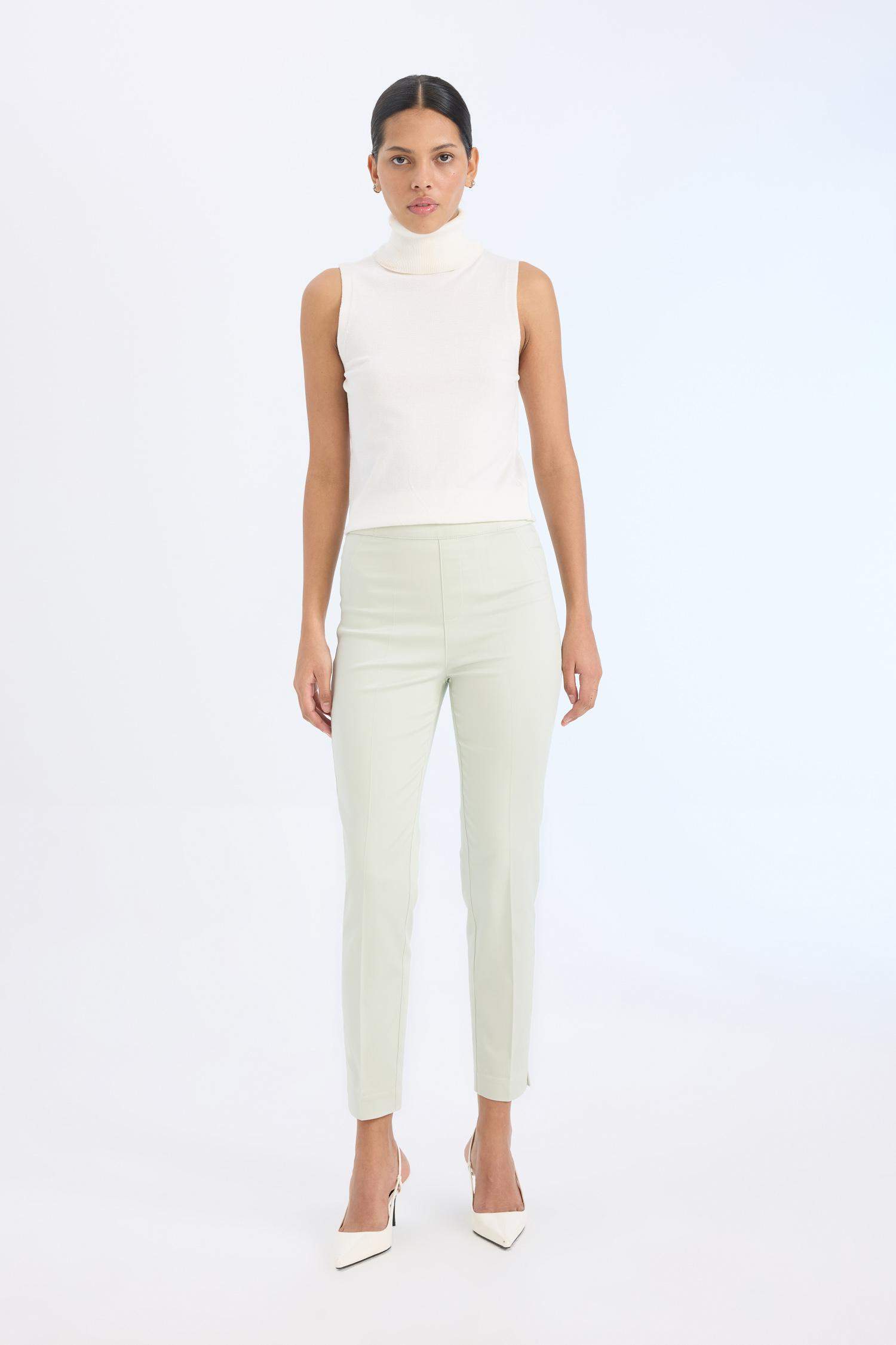 بنطرون ستان سيجاريت برجل عادي وخصر عادي