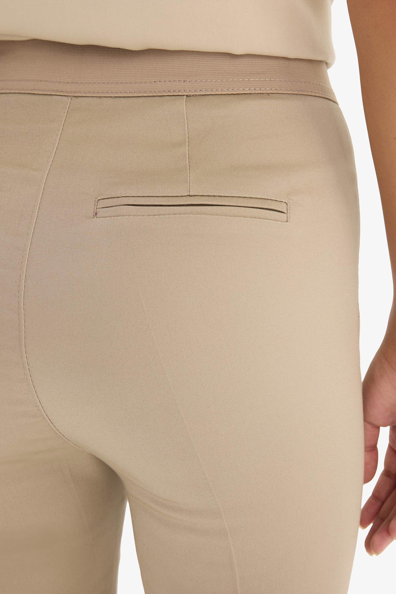 Sigaret Normal Bel Düz Paça Saten Pantolon