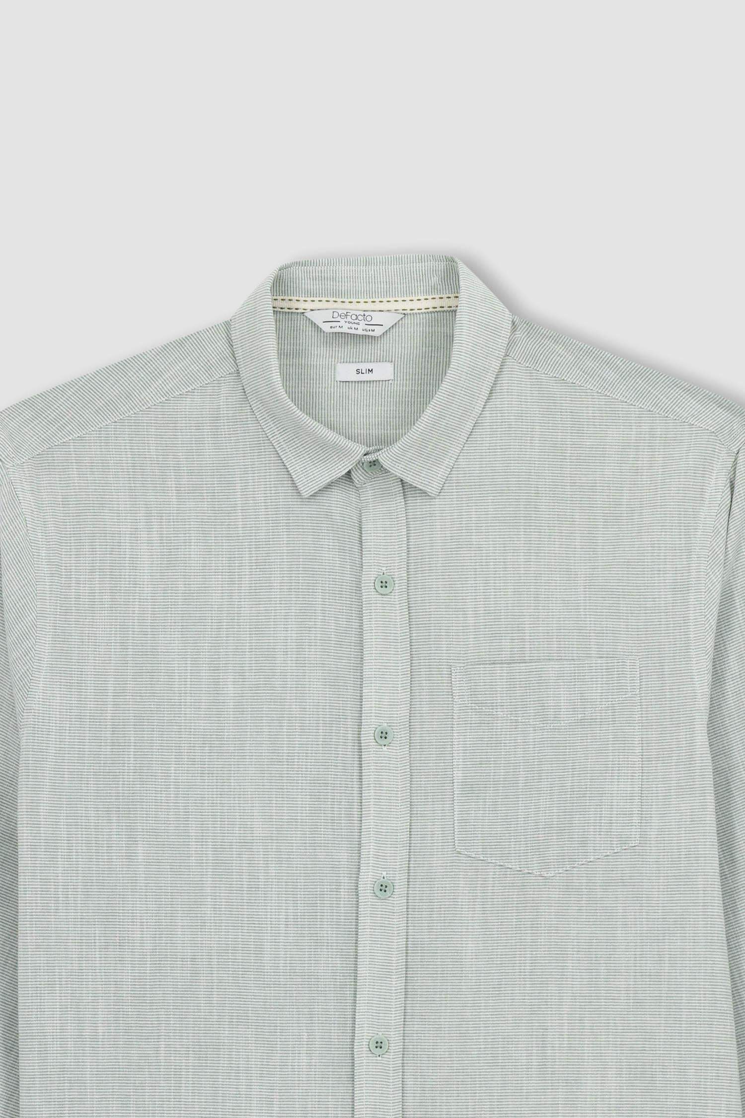 слим пішімі Ұзын жеңді көйлек