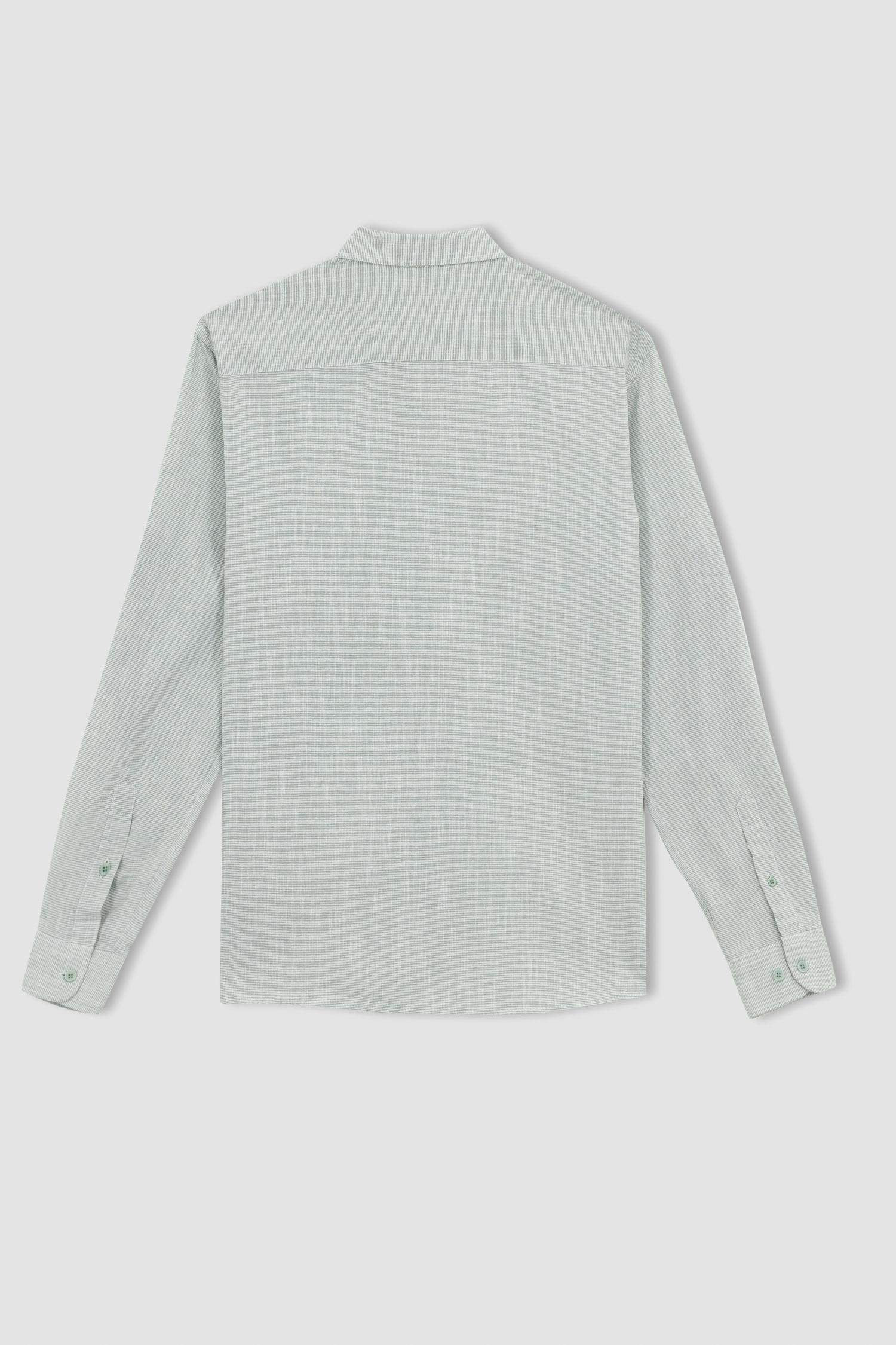 слим пішімі Ұзын жеңді көйлек