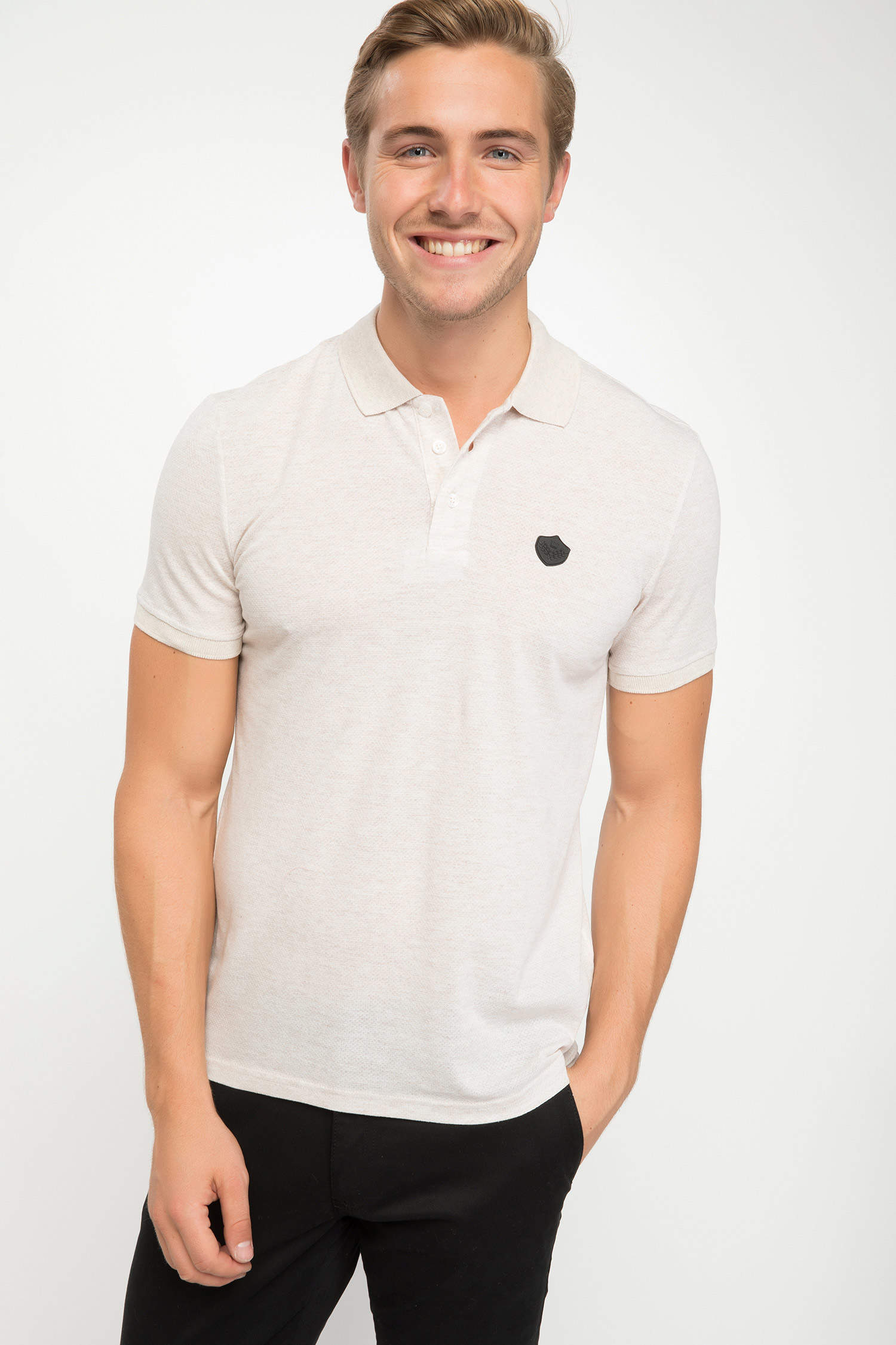 Defacto Trend Slim Fit Polo T-shirt. 1