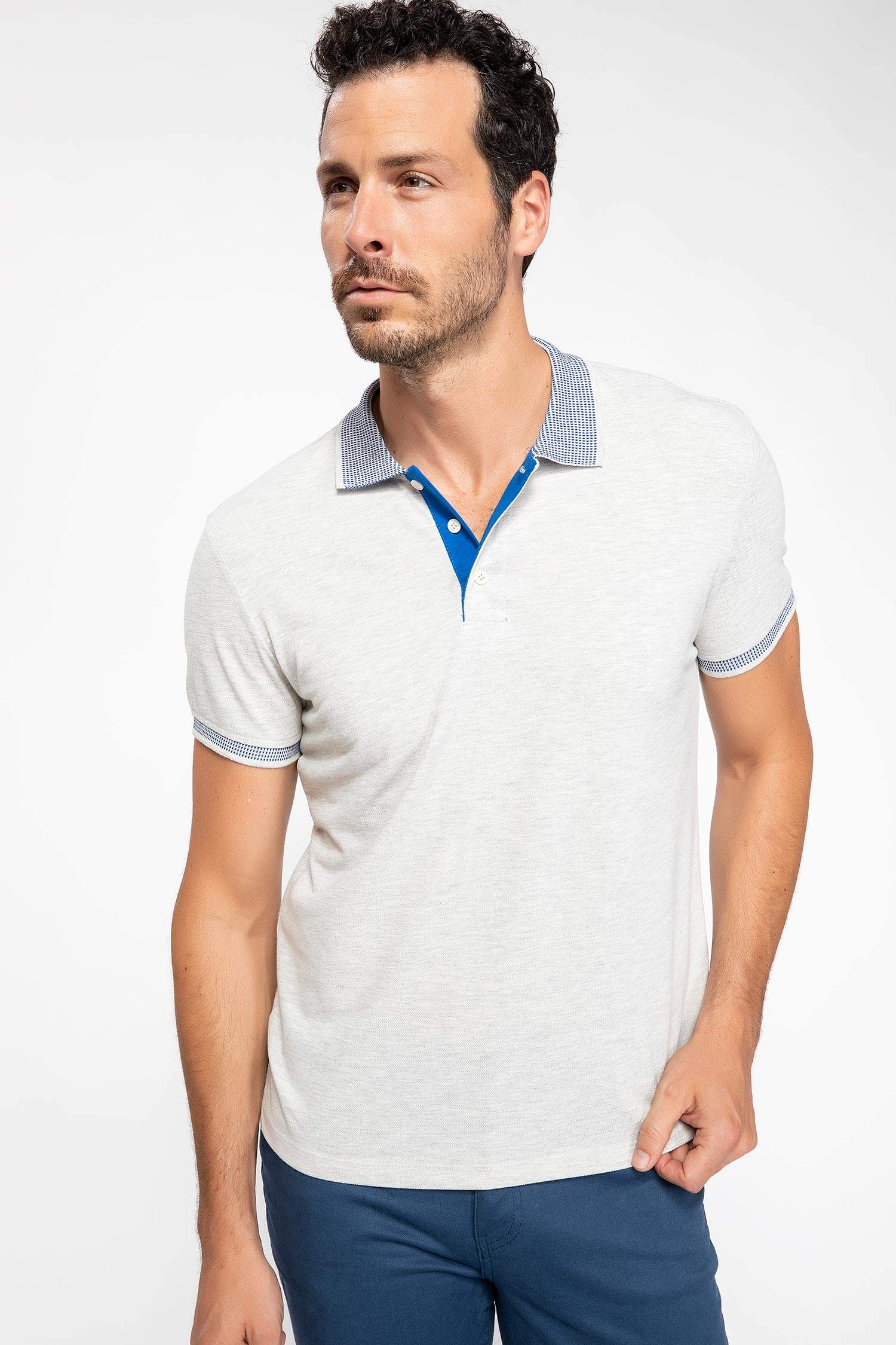 Defacto Trend Slim Fit Polo T-shirt. 3