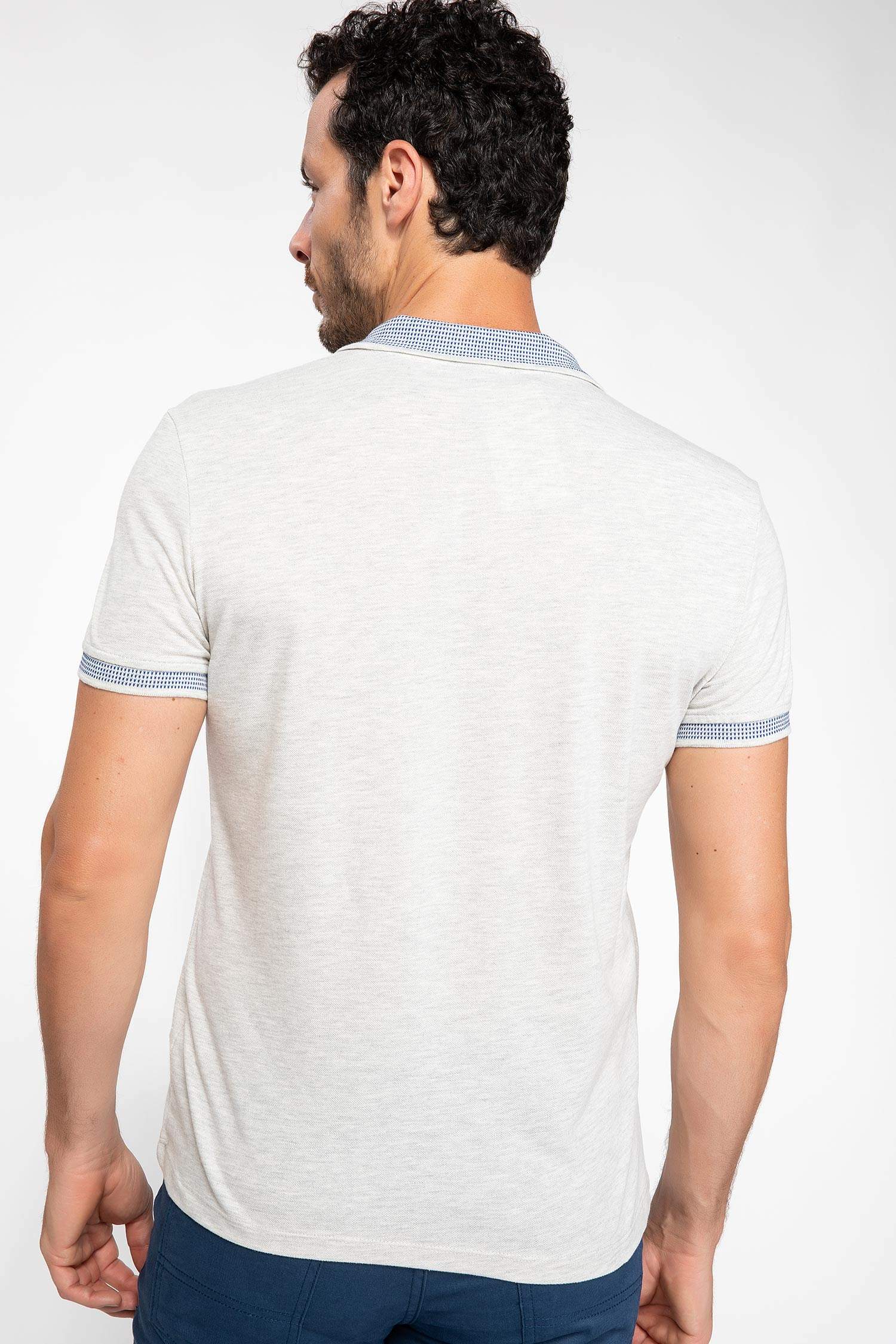 Defacto Trend Slim Fit Polo T-shirt. 4