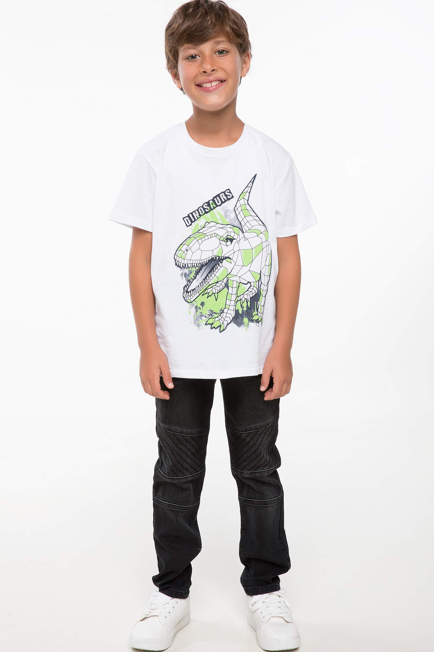 Defacto Dinazor Baskılı T-shirt. 2