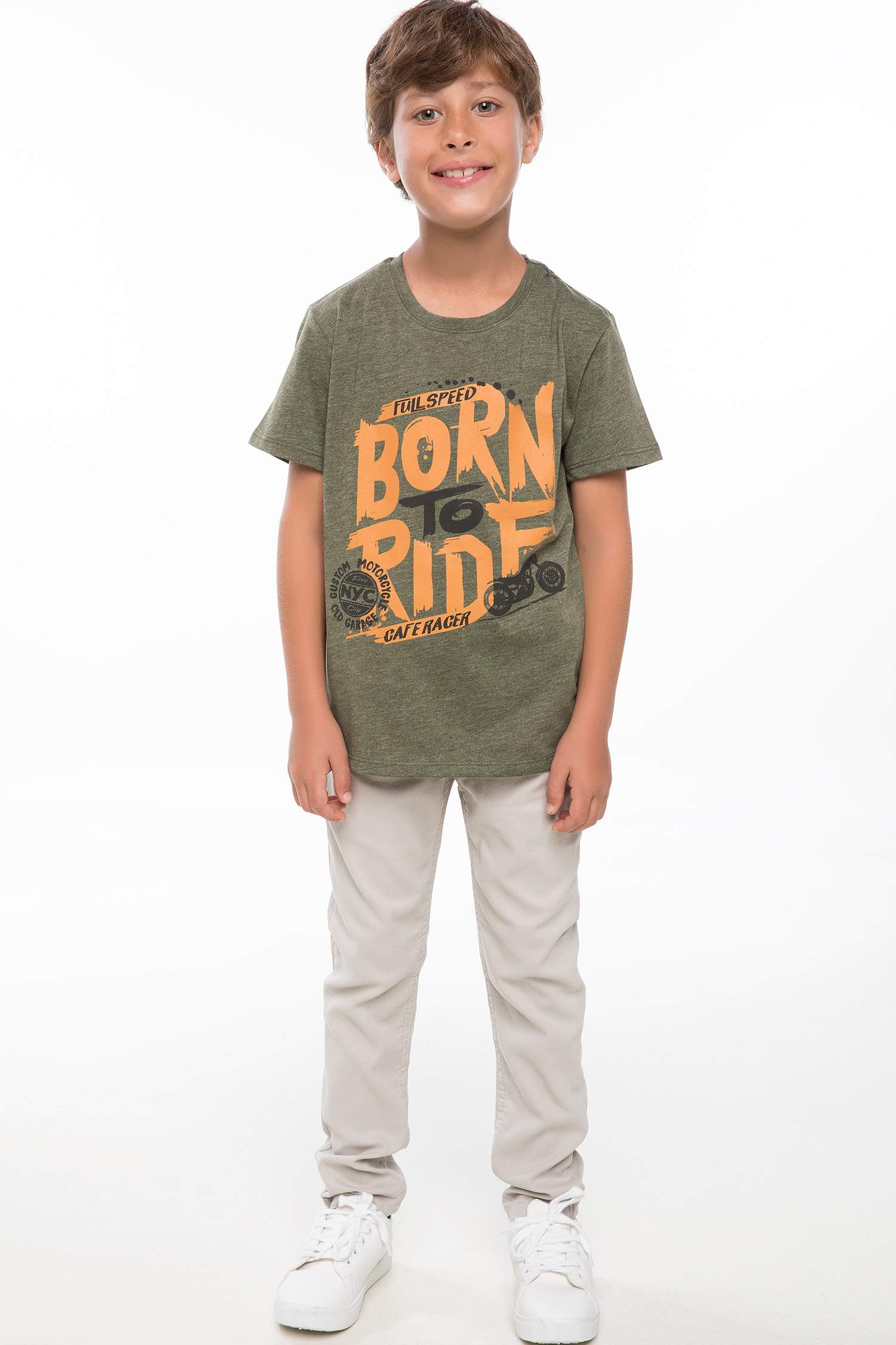 Defacto Baskılı T-shirt. 2