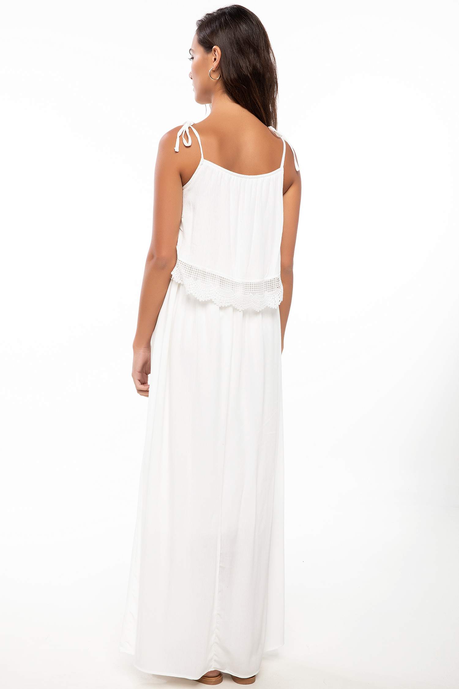 Defacto Askılı Uzun Elbise. 5