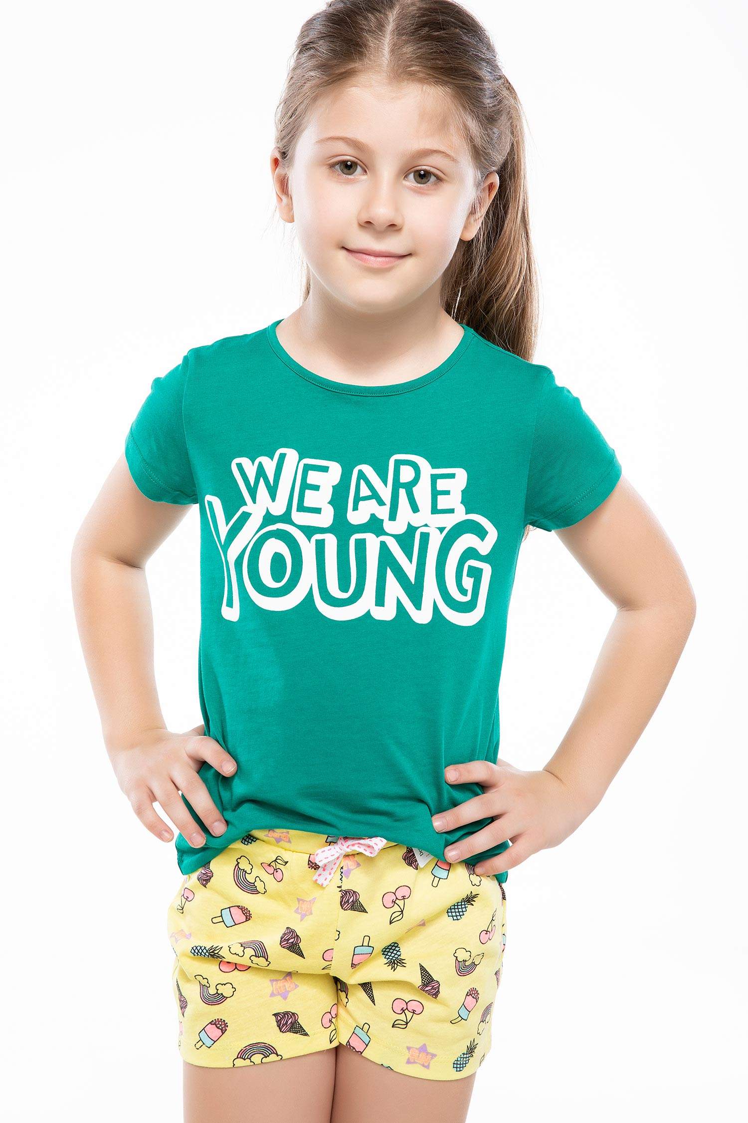 Defacto Yazı Baskılı T-shirt. 1